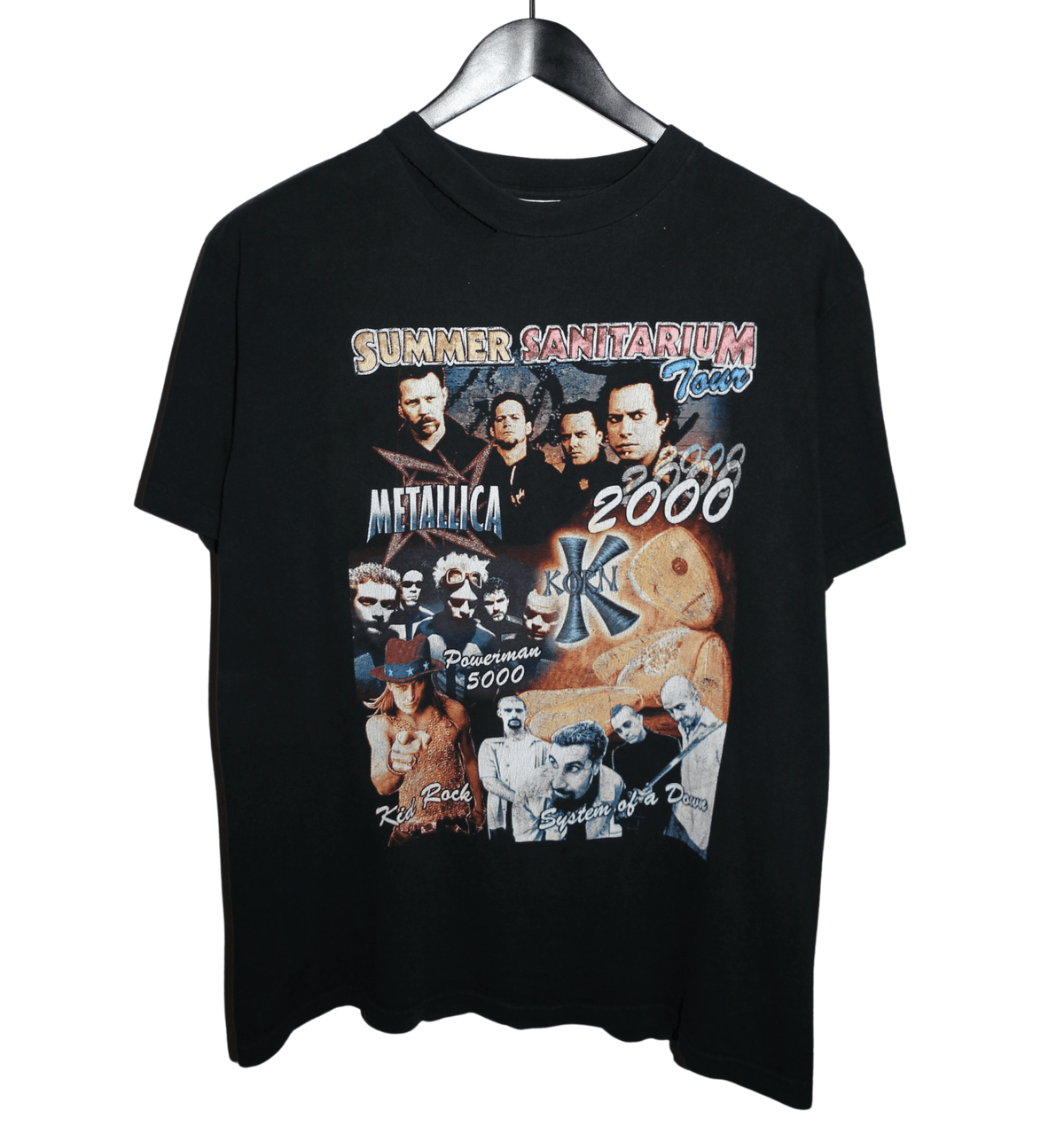 Metallica 2000 Summer Sanitarium Shirt - Faded AU