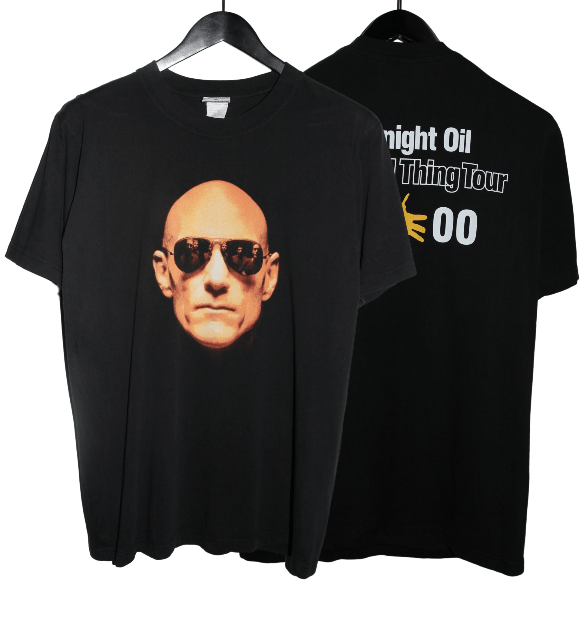 Midnight Oil 2000 The Real Thing Tour Shirt - Faded AU