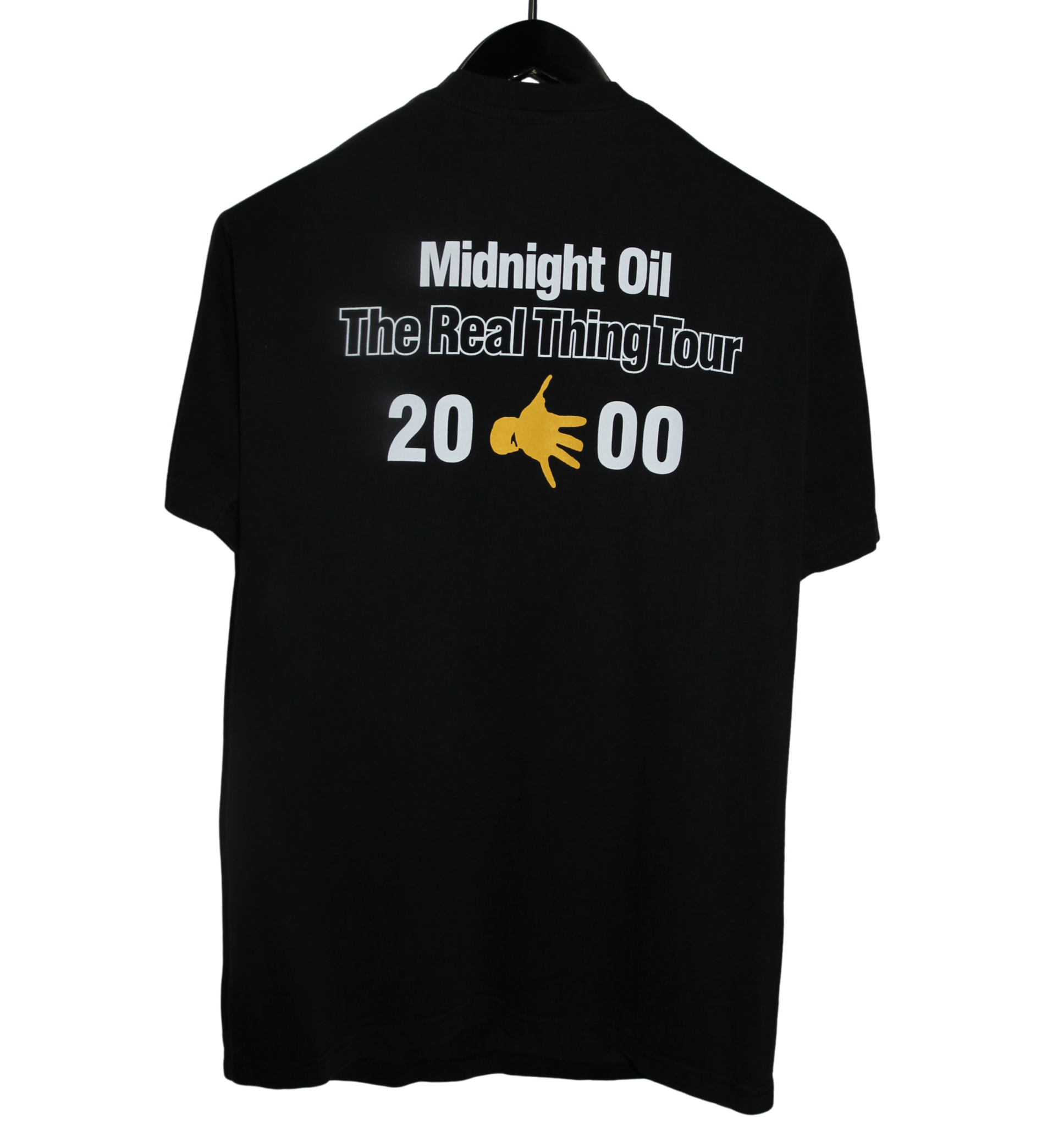 Midnight Oil 2000 The Real Thing Tour Shirt - Faded AU
