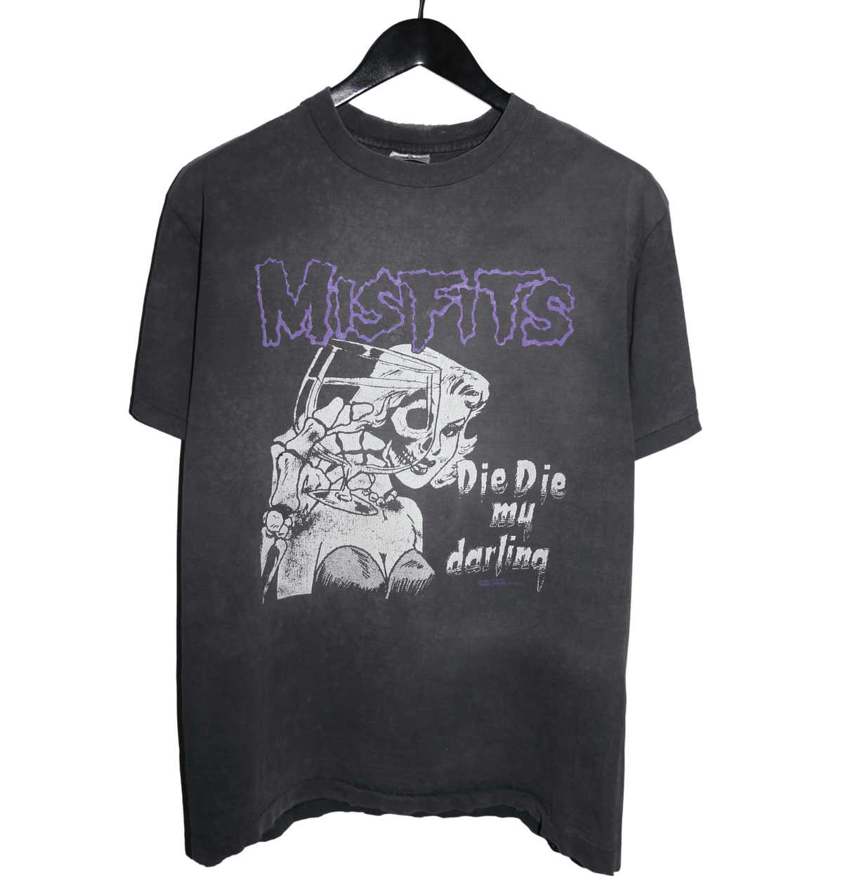 Misfits 1990 Die Die My Darling Shirt - Faded AU