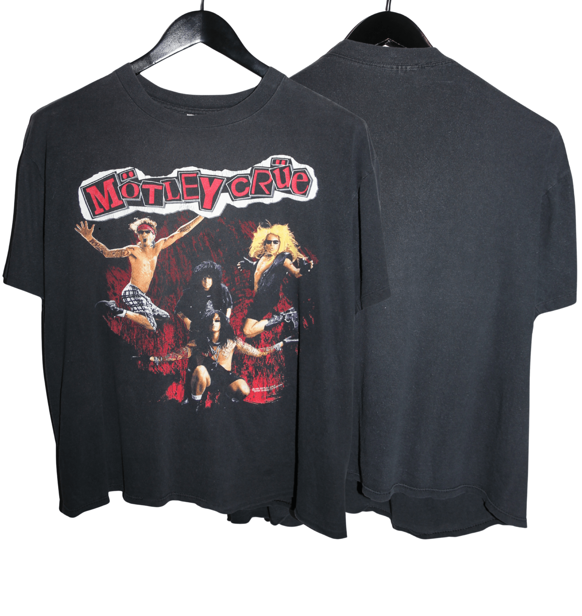 Motley Crue 1991 Decade of Decadence Shirt - Faded AU
