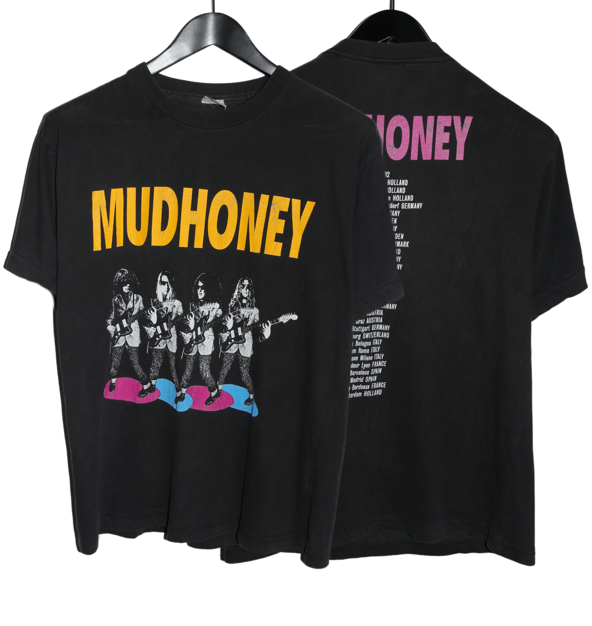 Mudhoney 1992 Tour Shirt - Faded AU