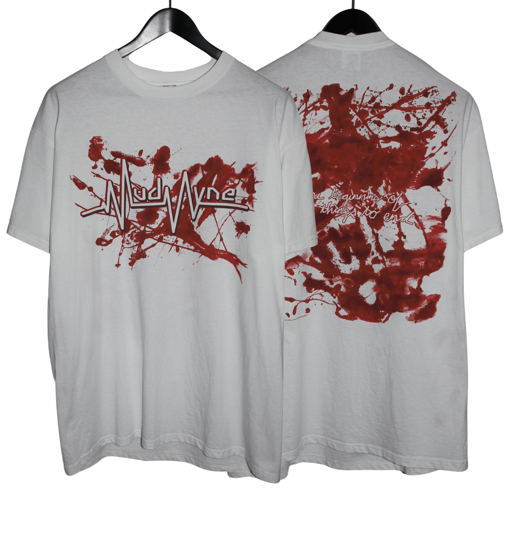 Mudvayne 2001 Bloody Butcher Shirt - Faded AU