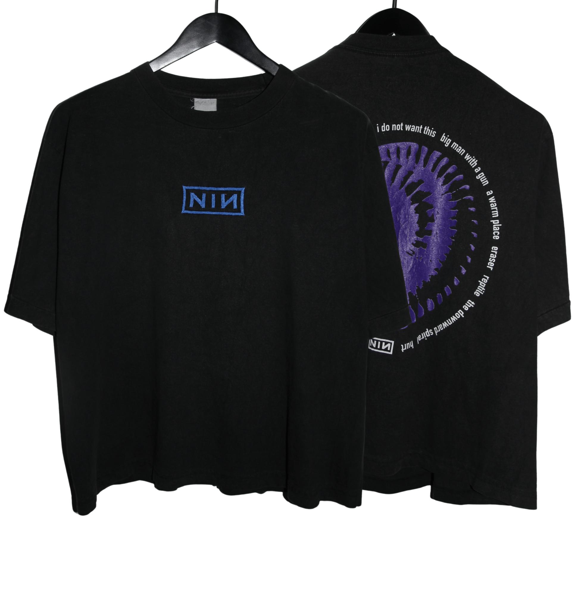 Nine Inch Nails 1994 The Downward Spiral Shirt - Faded AU