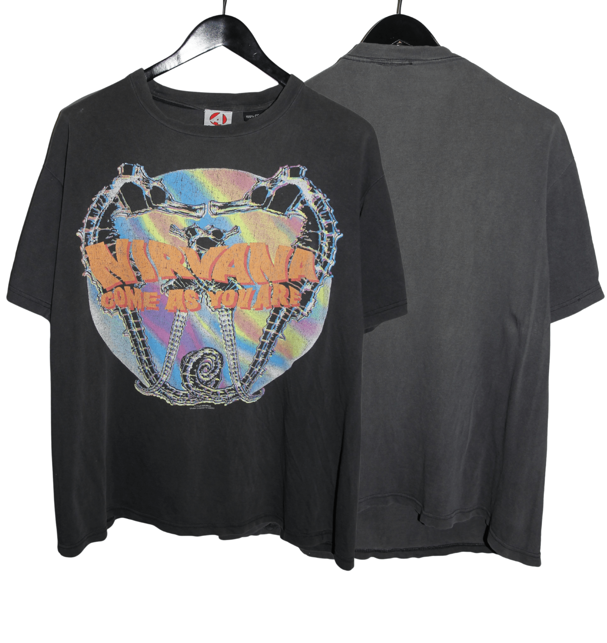 Nirvana 1992 Come As You Are Shirt - Faded AU