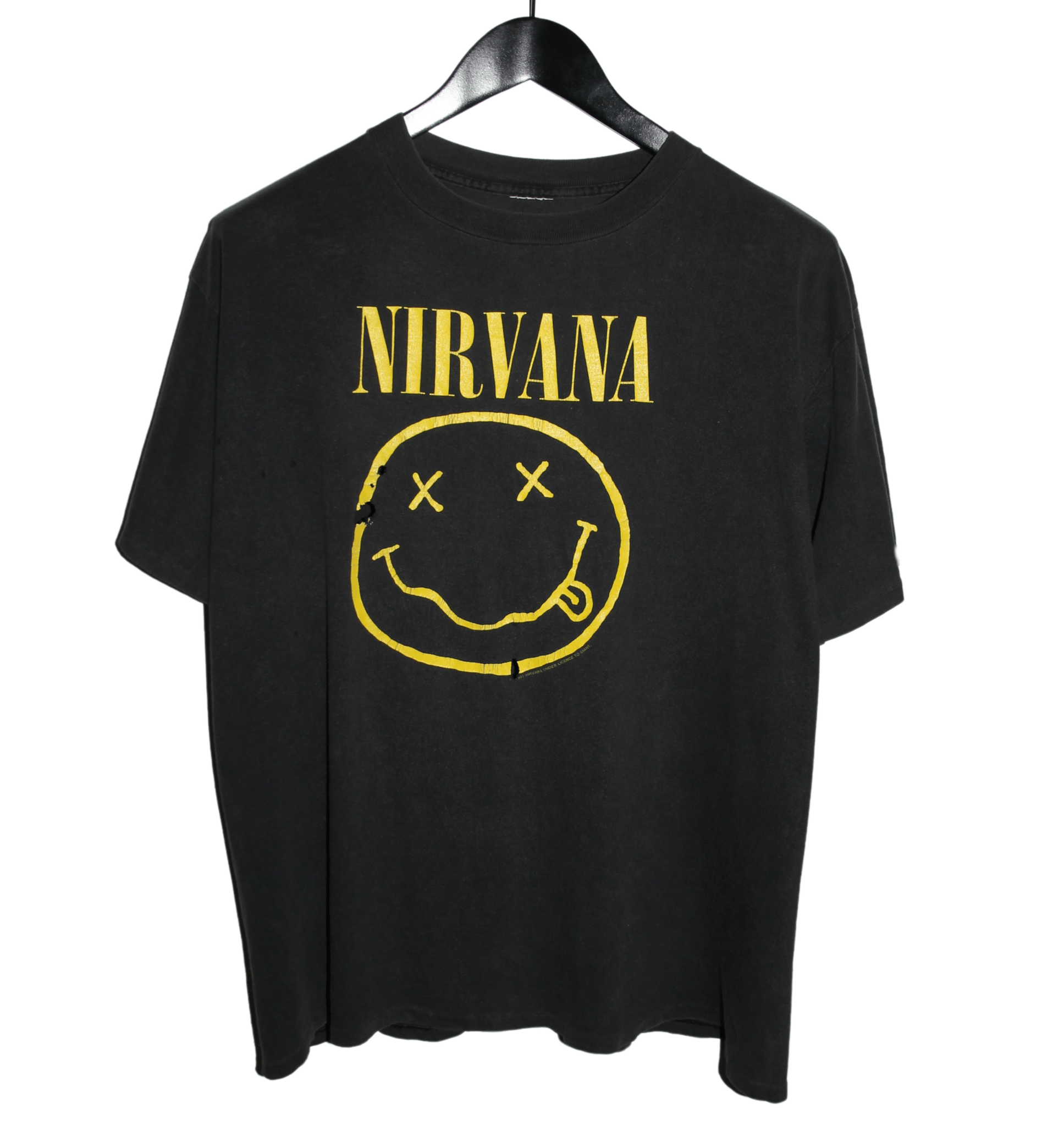 Nirvana 1992 Smiley Shirt - Faded AU