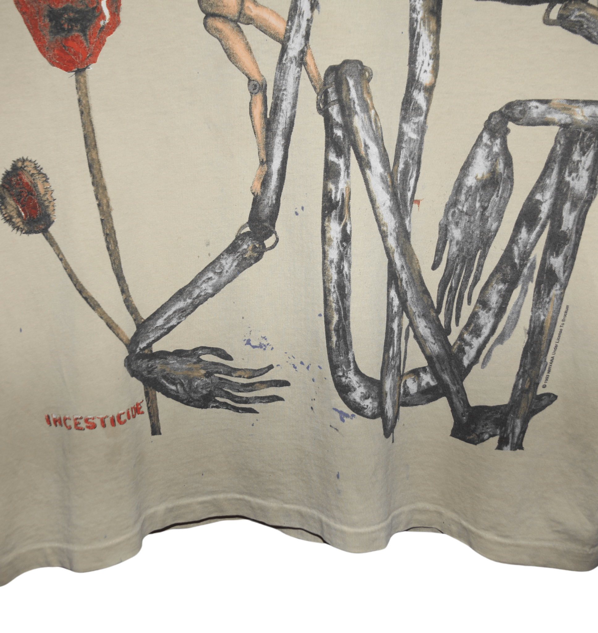 Nirvana 1993 Incesticide Album Shirt - Faded AU