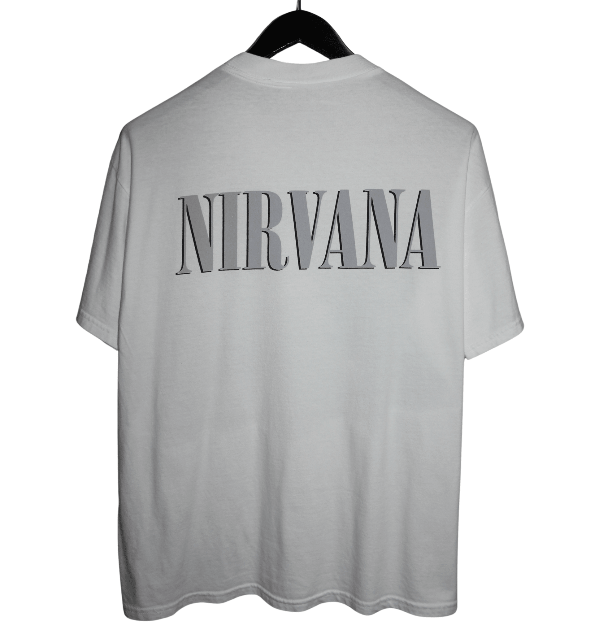 Nirvana 1996 Band Portrait Shirt - Faded AU