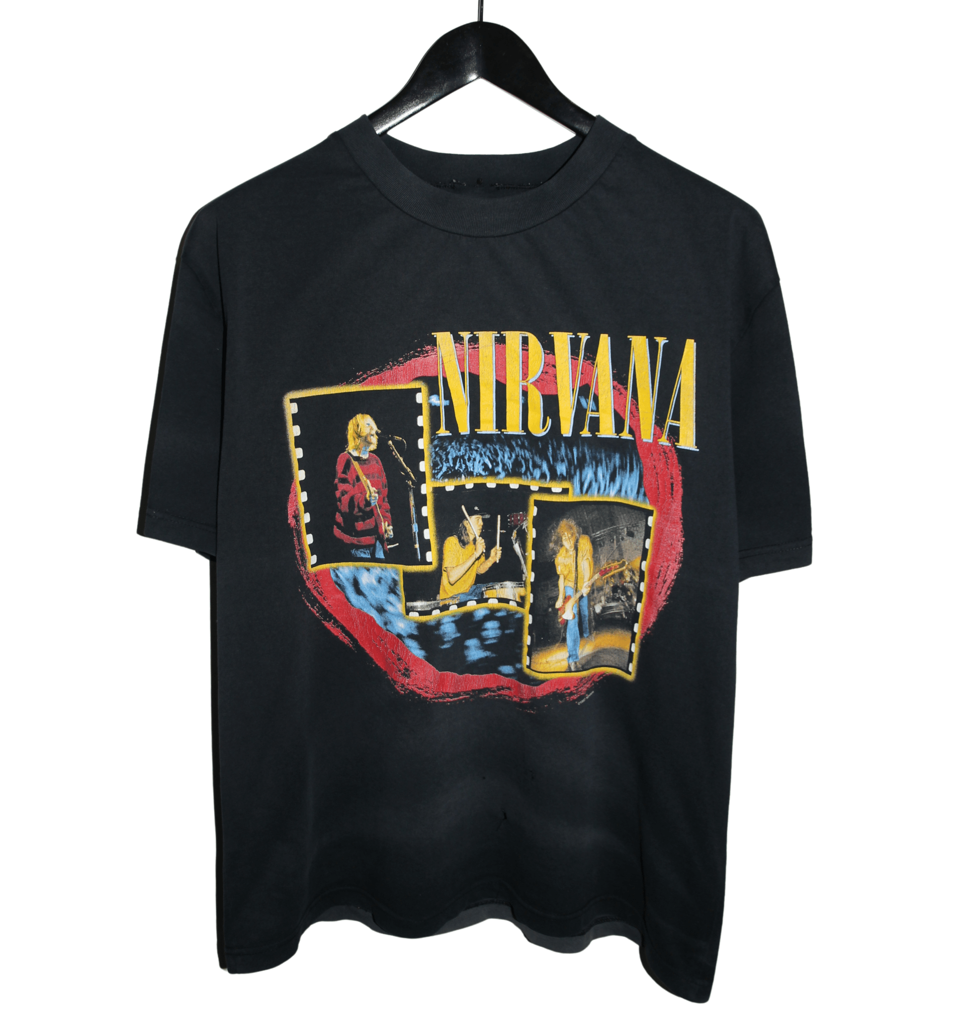 Nirvana 1997 Live in Concert Shirt - Faded AU