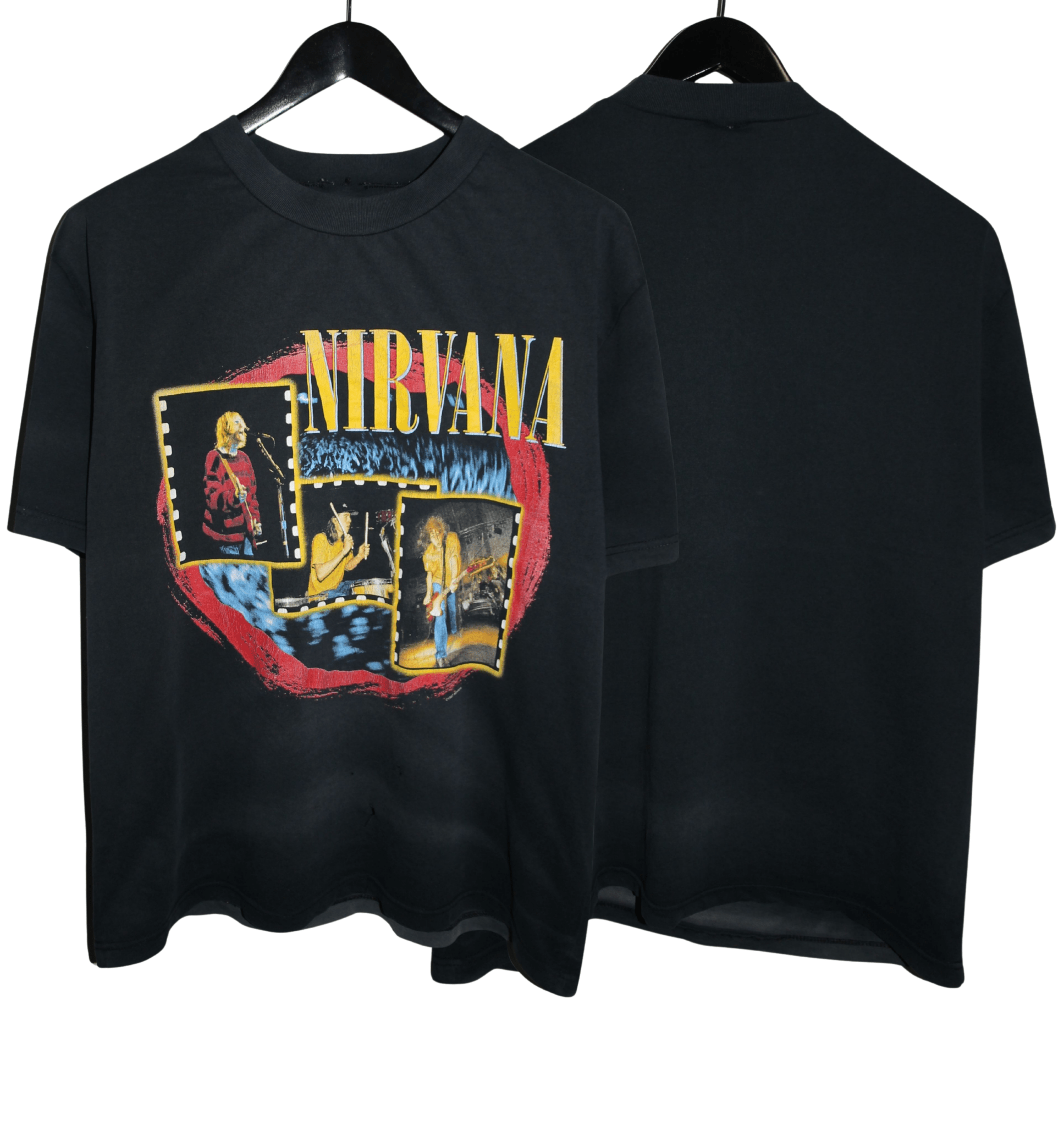 Nirvana 1997 Live in Concert Shirt - Faded AU