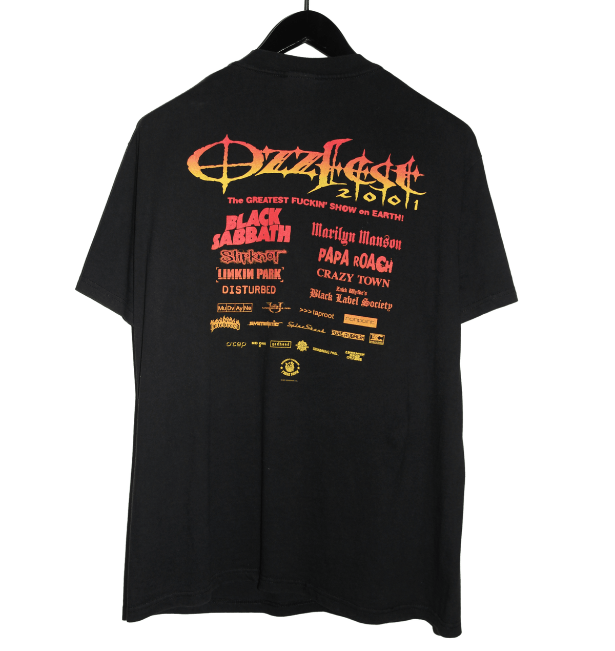 Ozzfest 2001 Festival Shirt - Faded AU