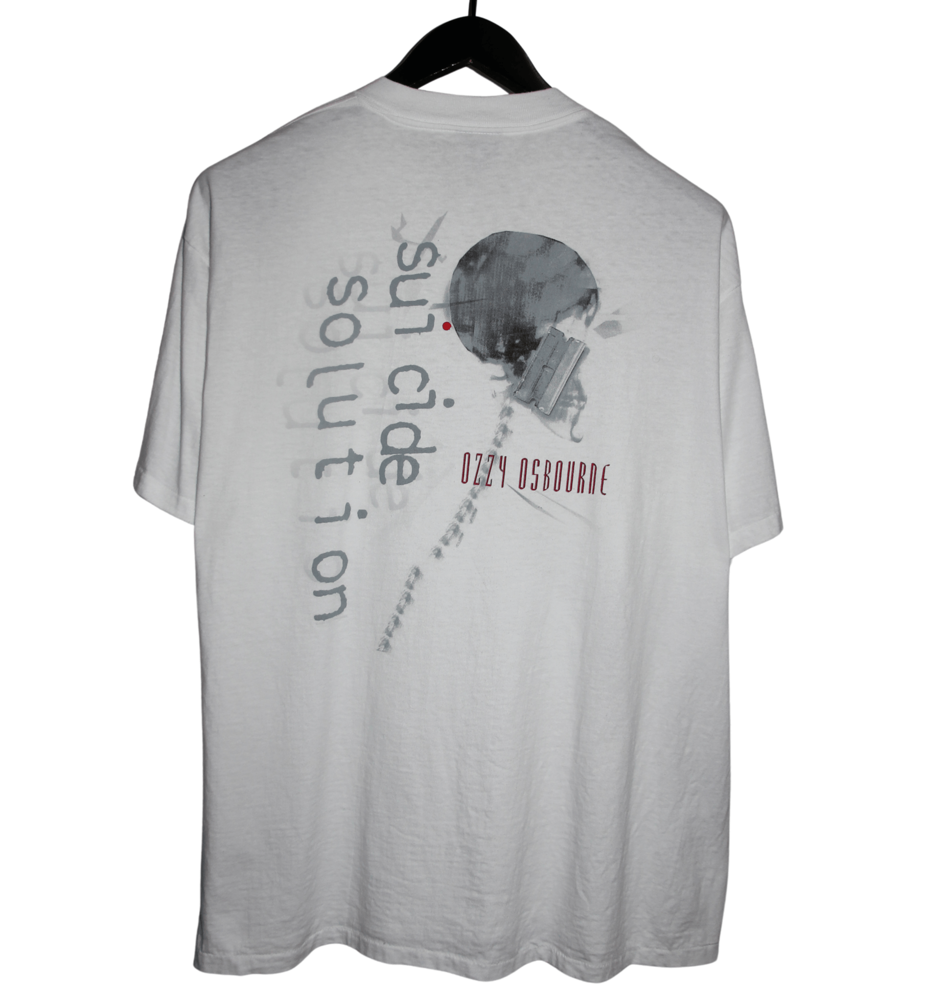 Ozzy Osbourne 1994 Suicide Solution Shirt - Faded AU