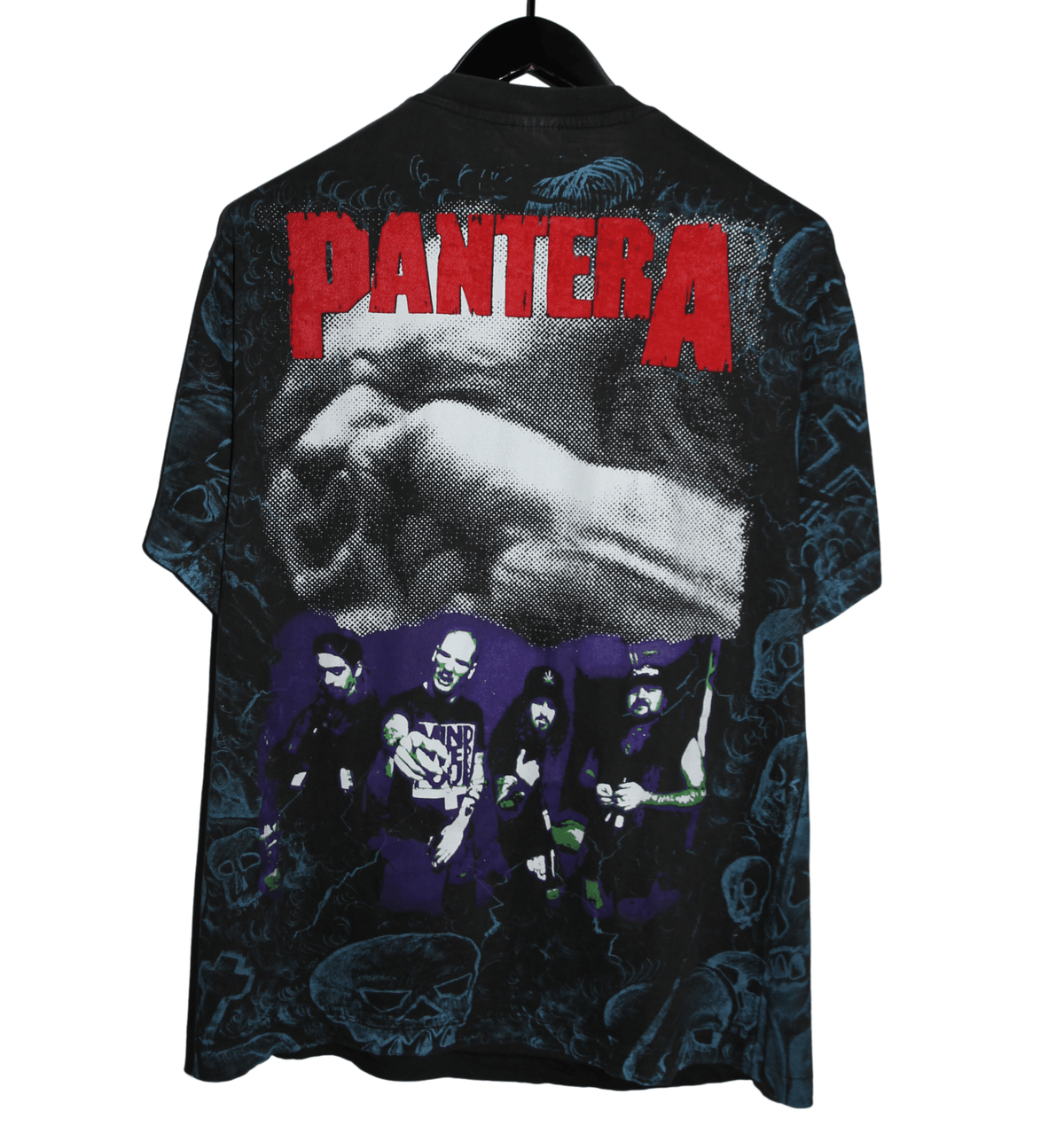 Pantera 90's Vulgar Display of Power All Over Print Shirt - Faded AU