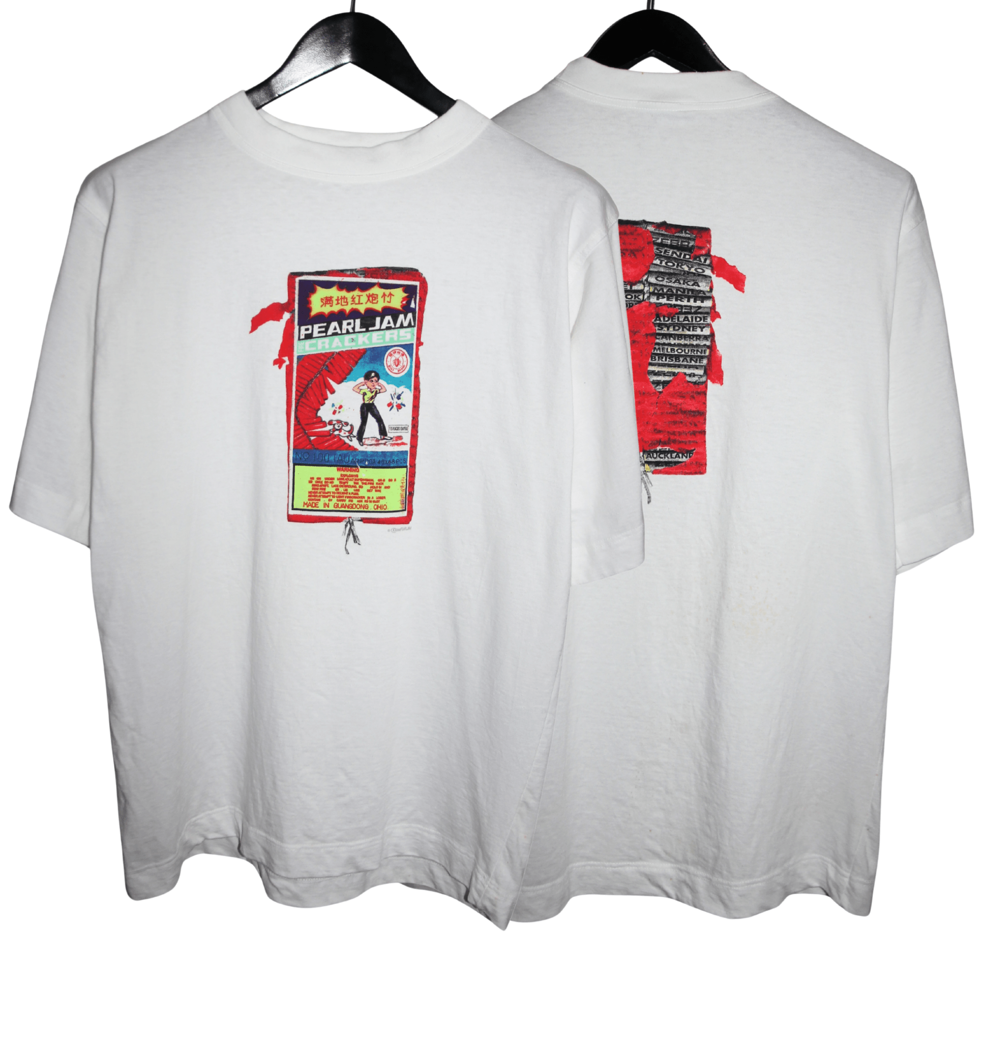 Pearl Jam 1995 Crackers Shirt - Faded AU