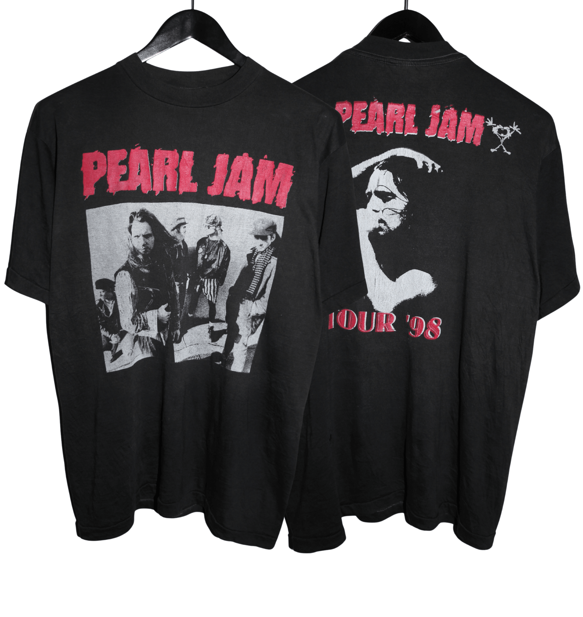 Pearl Jam 1998 Yield Tour Shirt - Faded AU