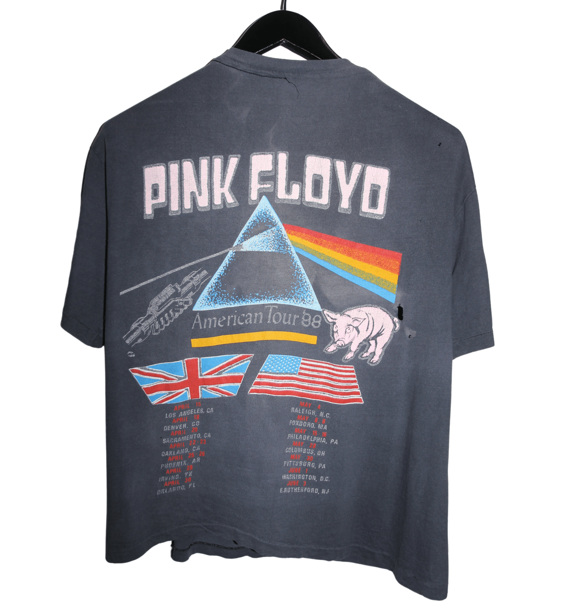 Pink Floyd 1988 A Momentary Lapse of Reason Tour Shirt - Faded AU