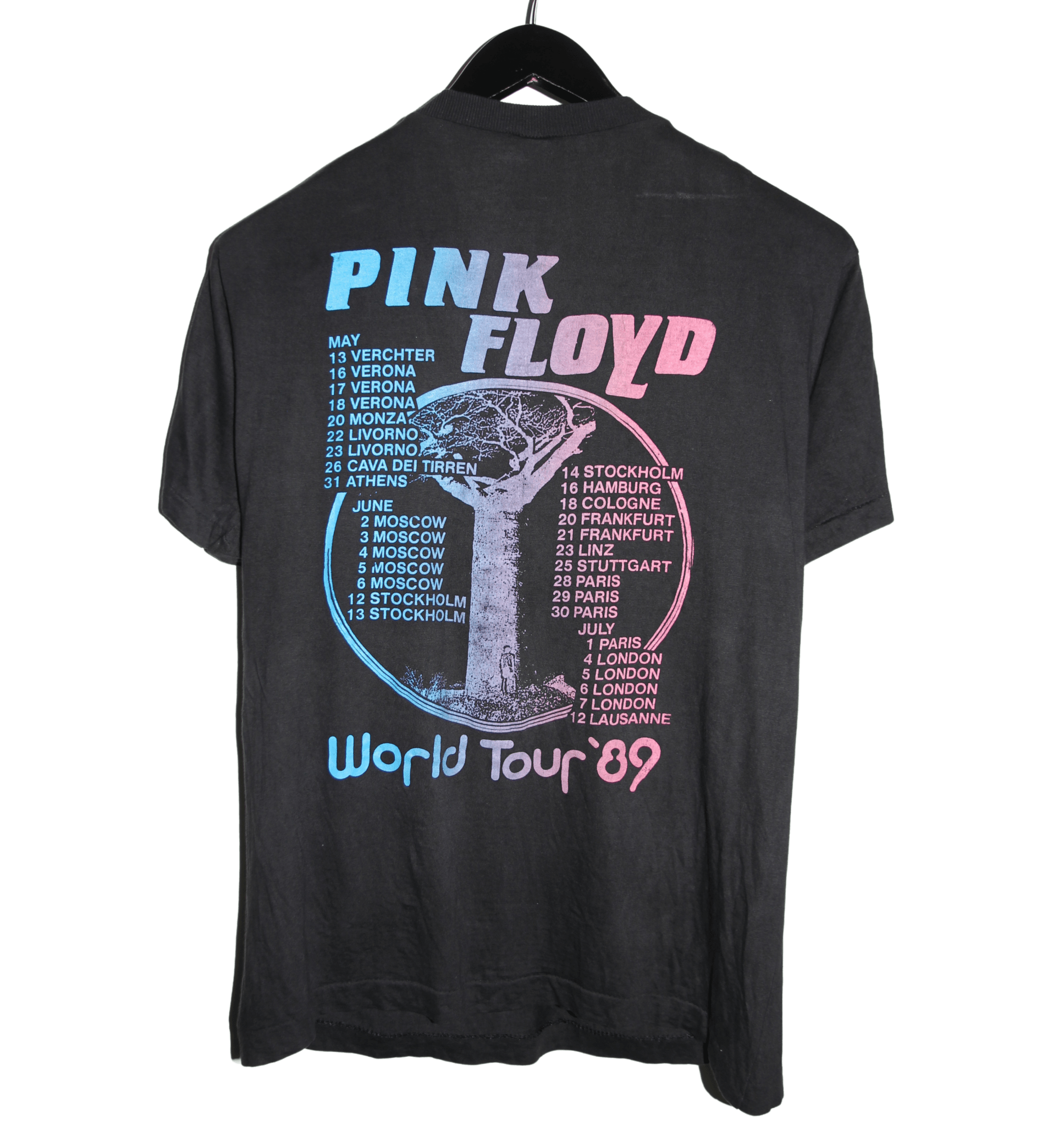 Pink Floyd 1989 Another Lapse European Tour Shirt - Faded AU