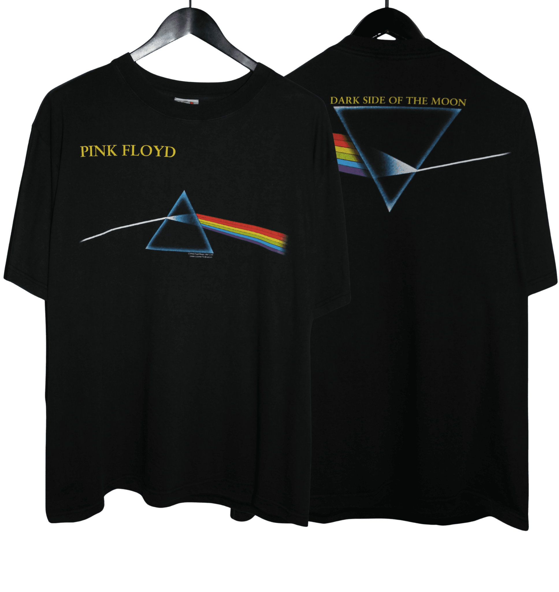 Pink Floyd 1992 Dark Side of the Moon Album Shirt - Faded AU