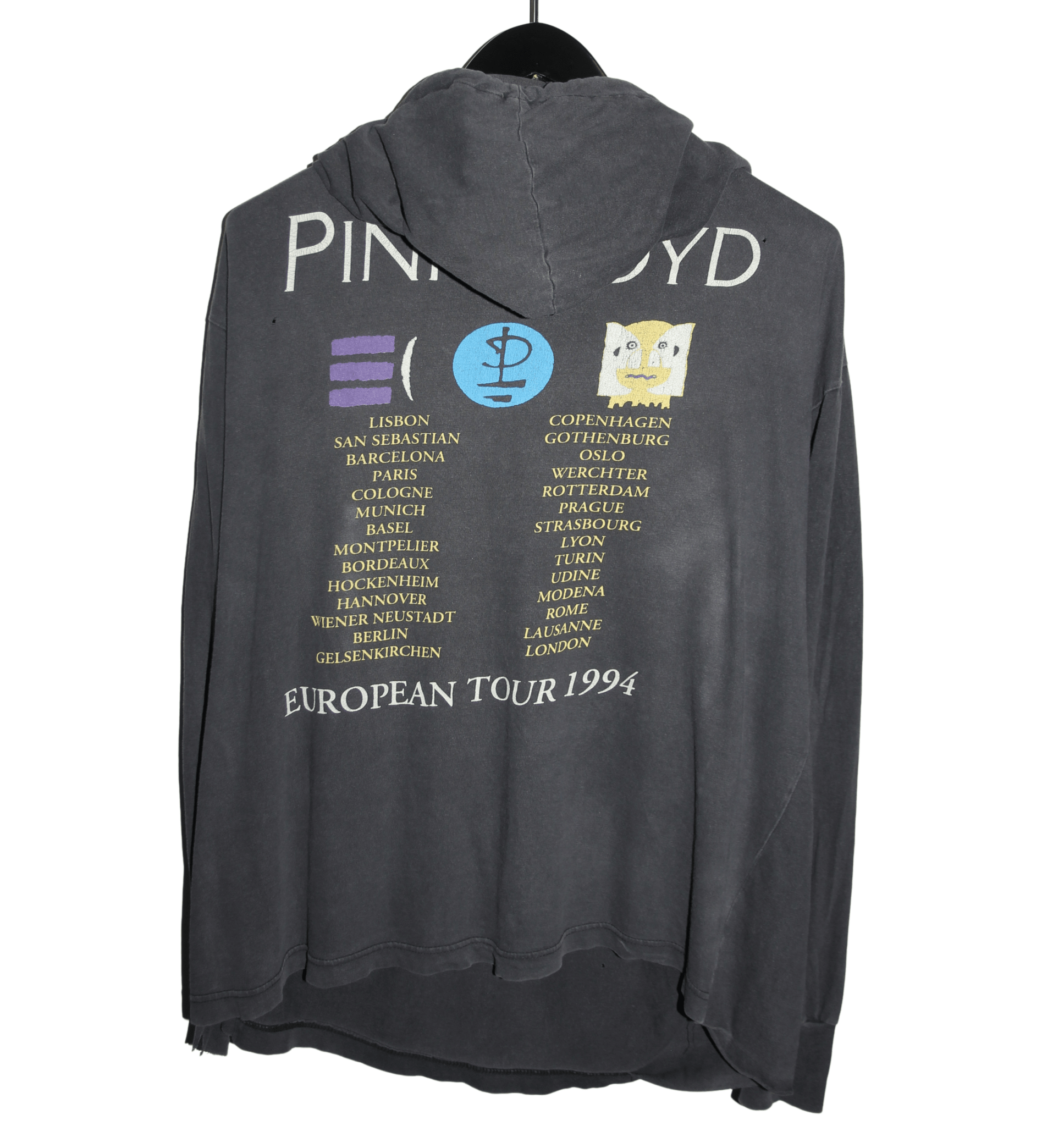 Pink Floyd 1994 Division Bell Album Hoodie - Faded AU