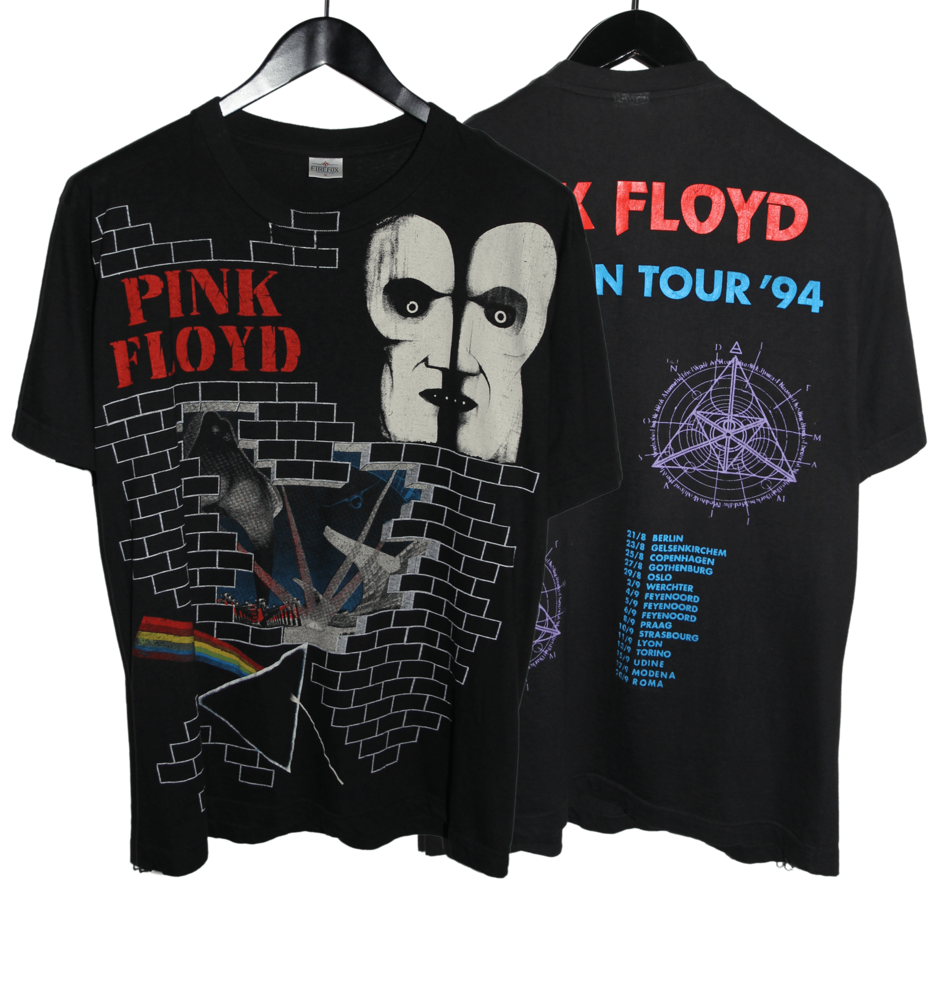 Pink Floyd 1994 European Tour Shirt - Faded AU