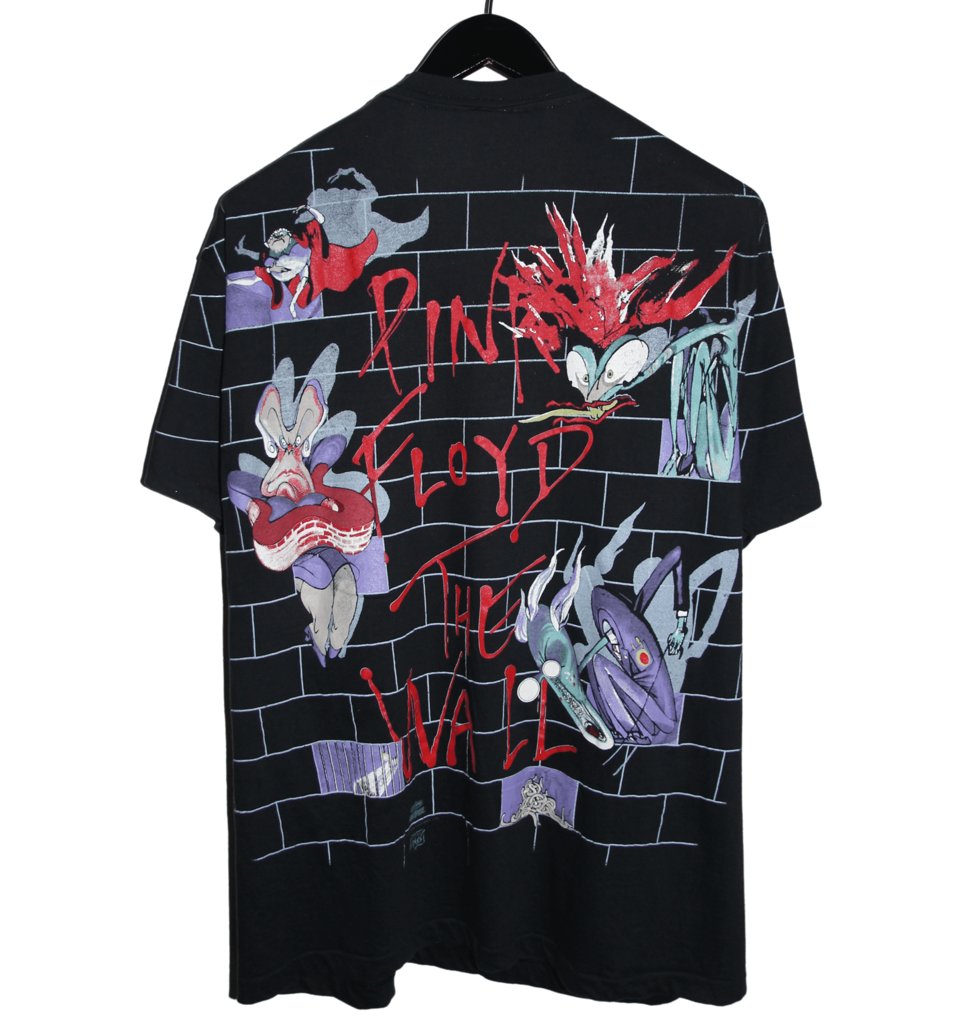 Pink Floyd 90's The Wall Album All Over Print Shirt - Faded AU