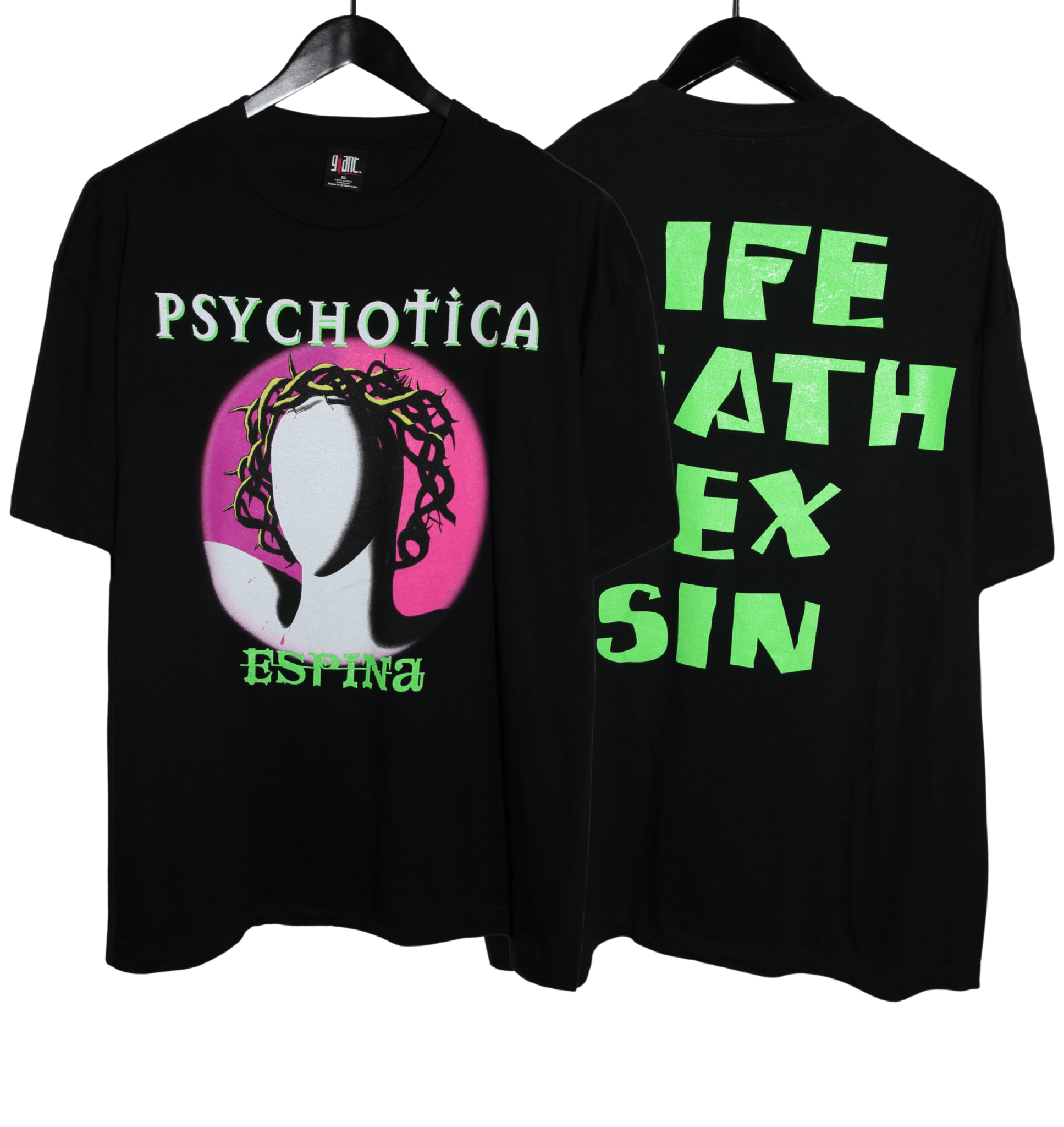Psychotica 1997 Espina Album Shirt - Faded AU