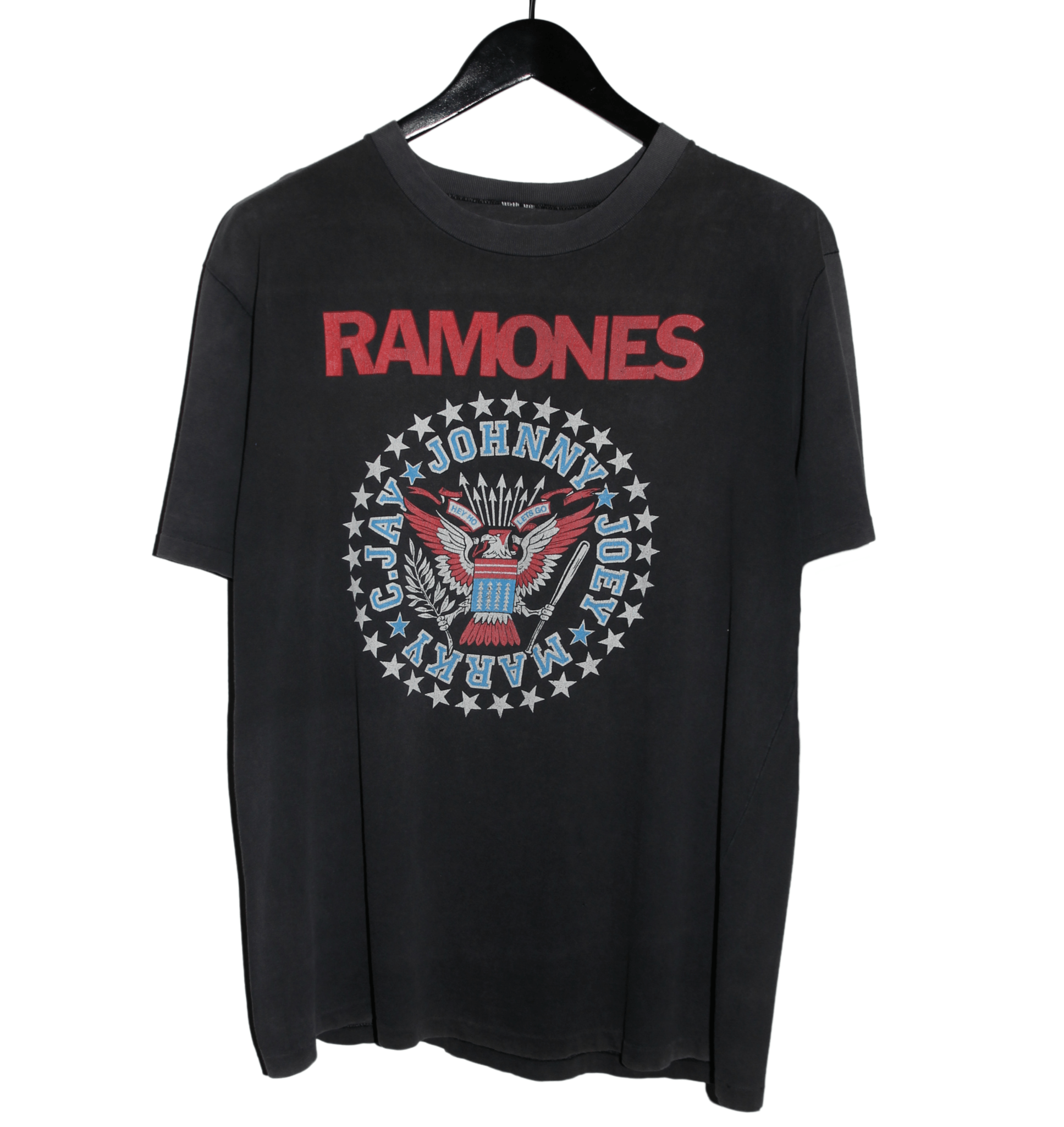 Ramones 1990/91 Hey Ho Let's Go Shirt - Faded AU