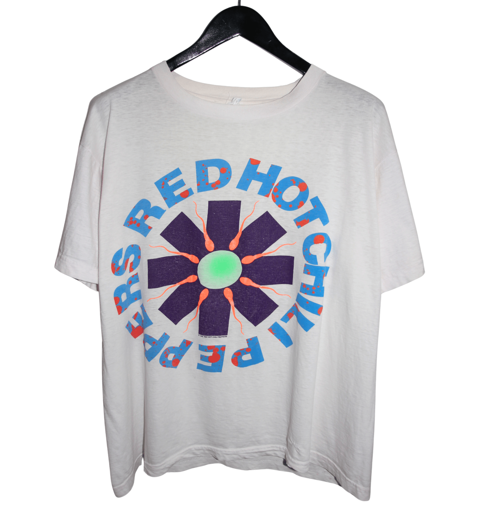 Red Hot Chili Peppers 1990 Sperm Shirt - Faded AU