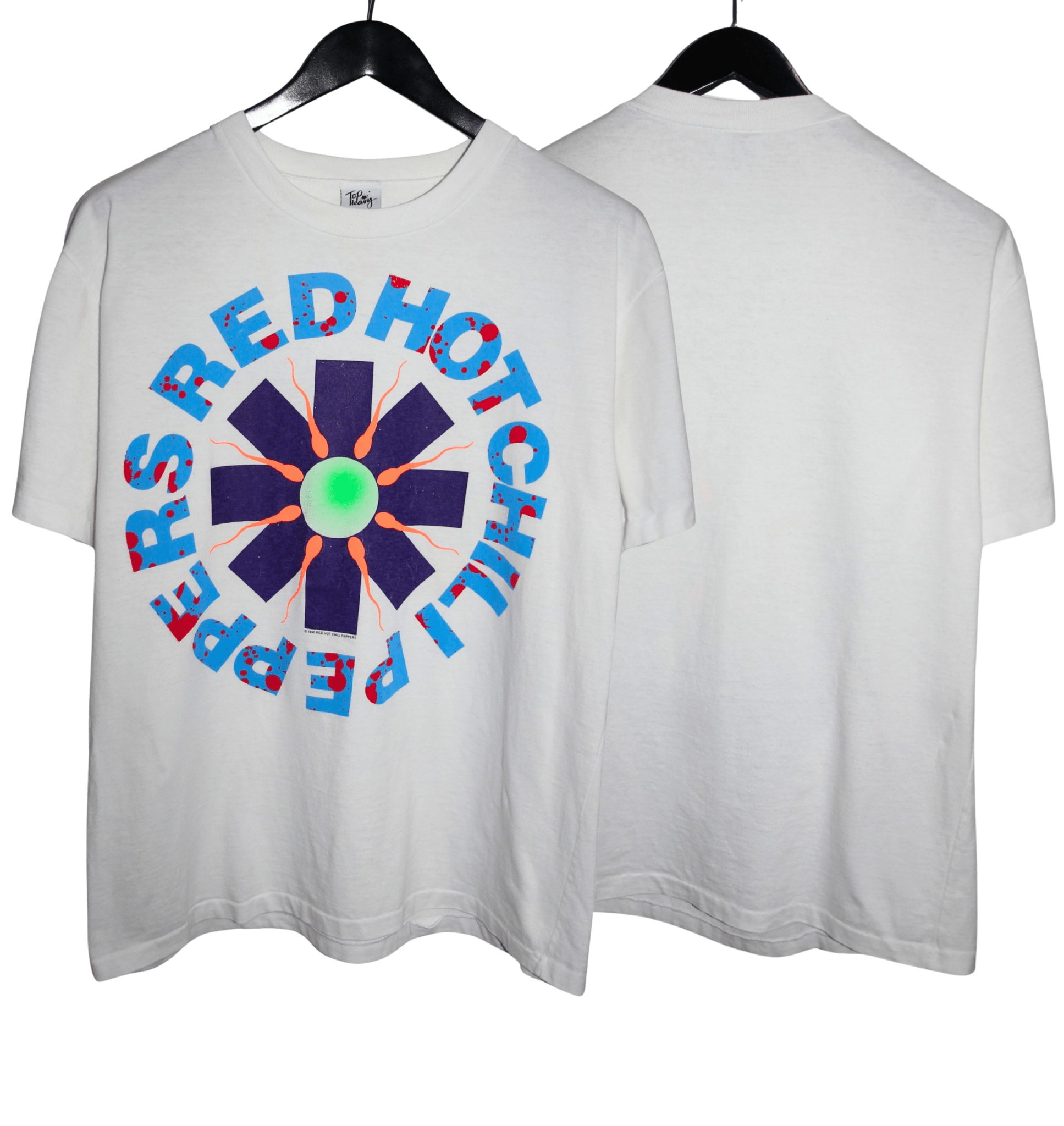 Red Hot Chili Peppers 1990 Sperm Shirt - Faded AU