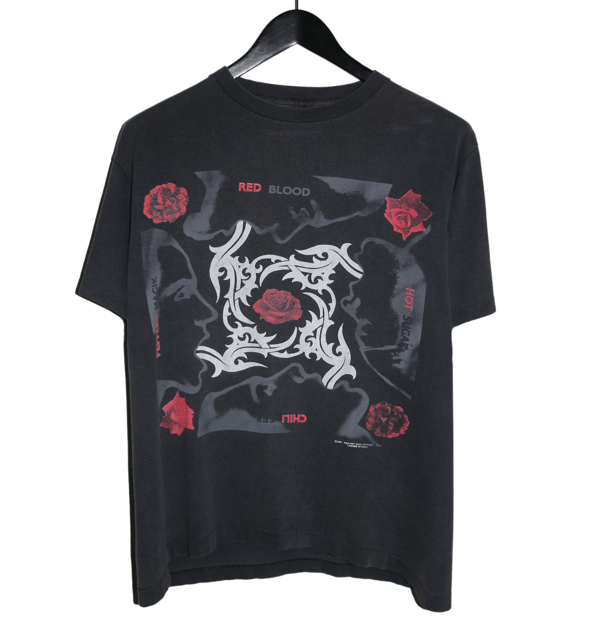 Red Hot Chili Peppers 1991 Blood Sugar Sex Magik Album Shirt - Faded AU