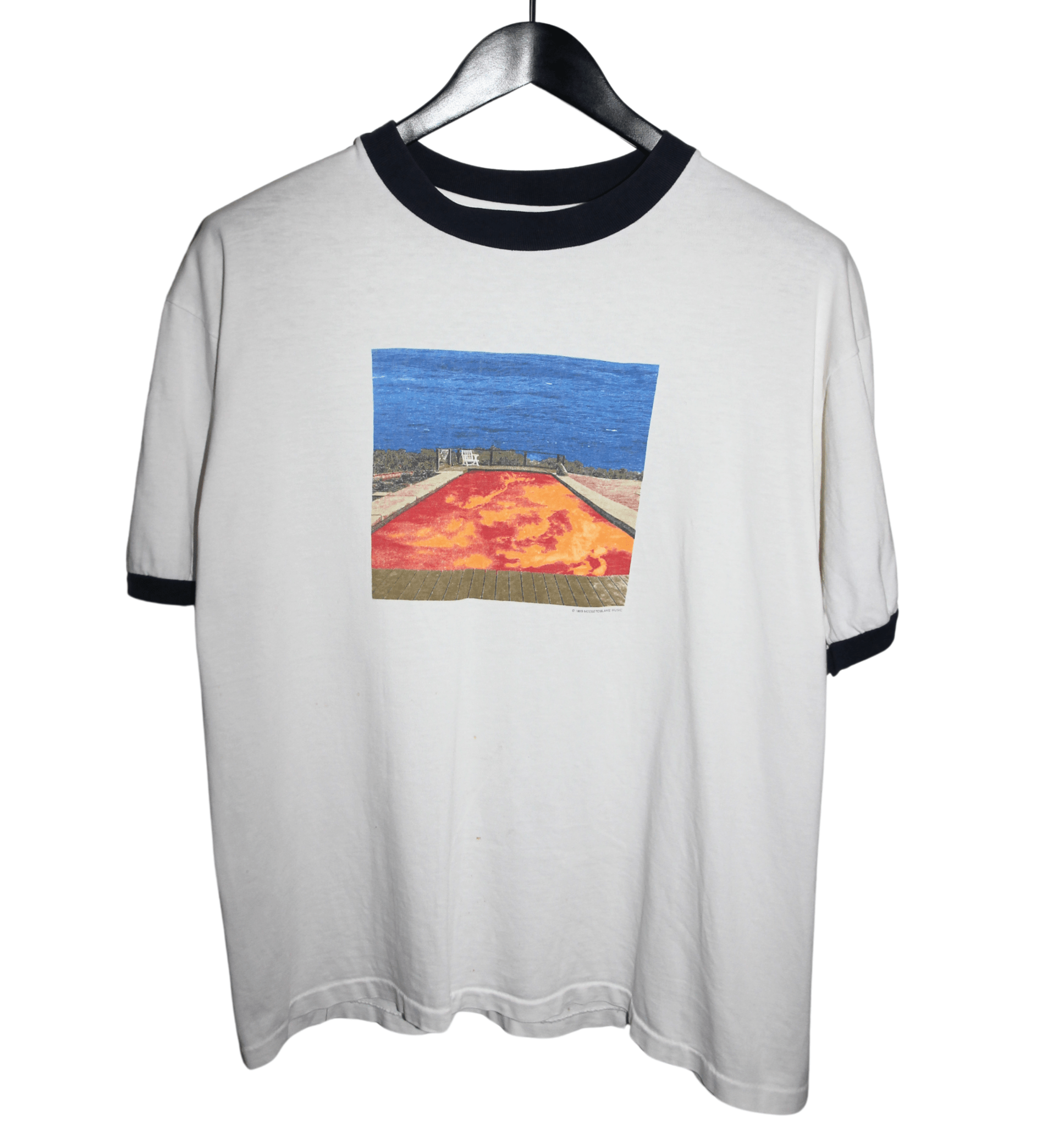 Red Hot Chili Peppers 1999 Californiacation Ringer Shirt - Faded AU
