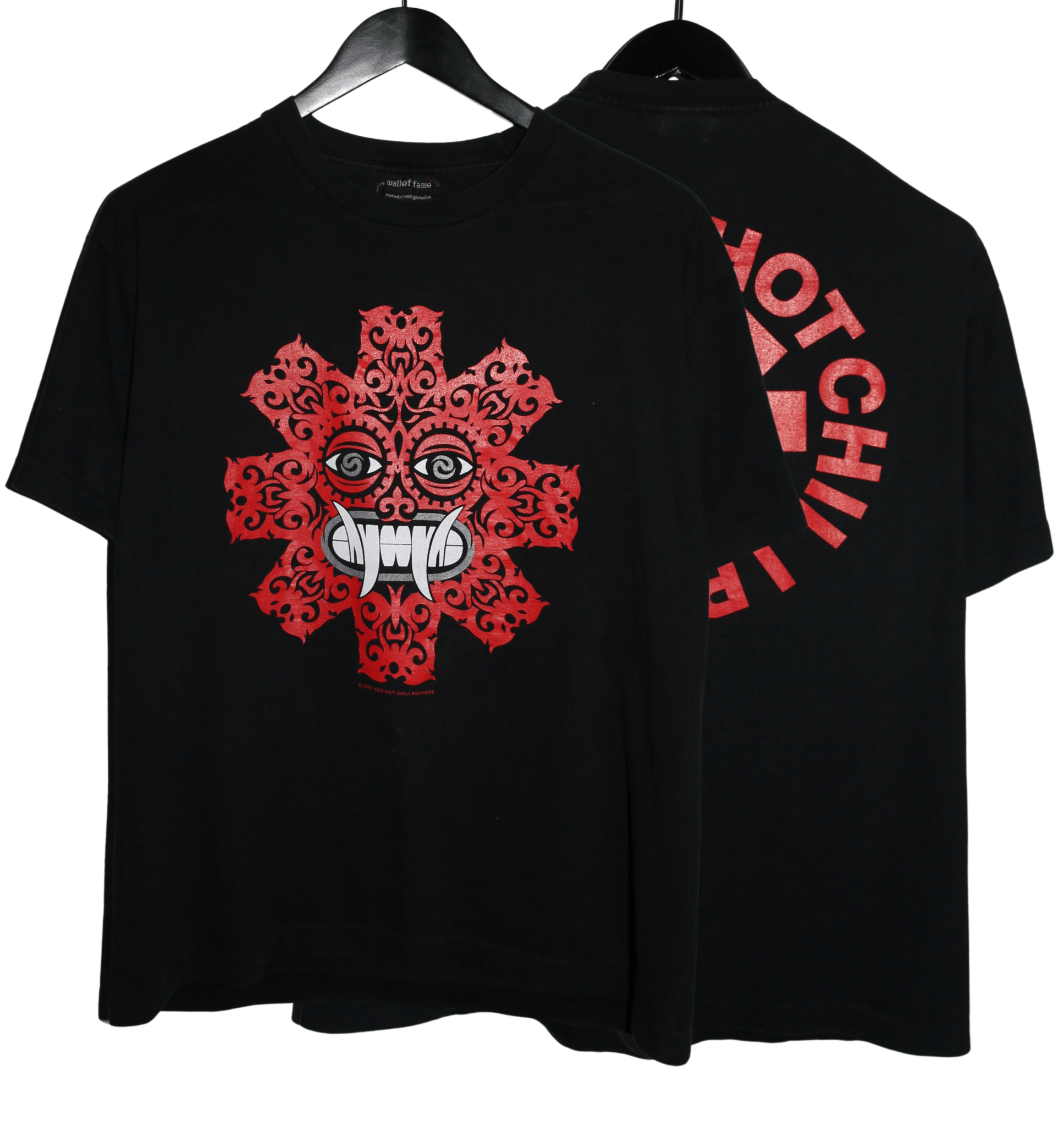 Red Hot Chili Peppers 2001 Aztec Hanky Panky Shirt - Faded AU