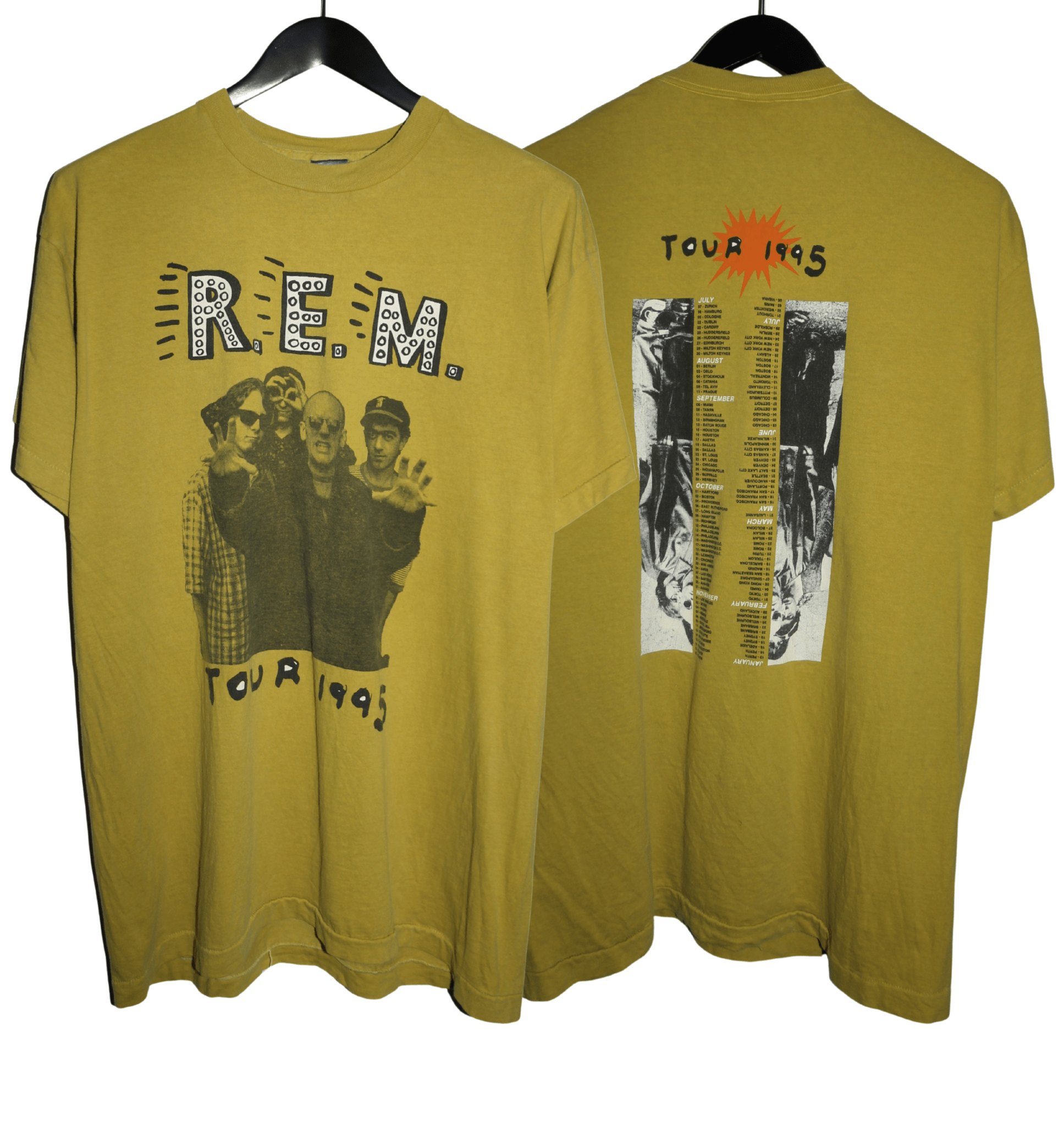 R.E.M 1995 Tour Shirt - Faded AU