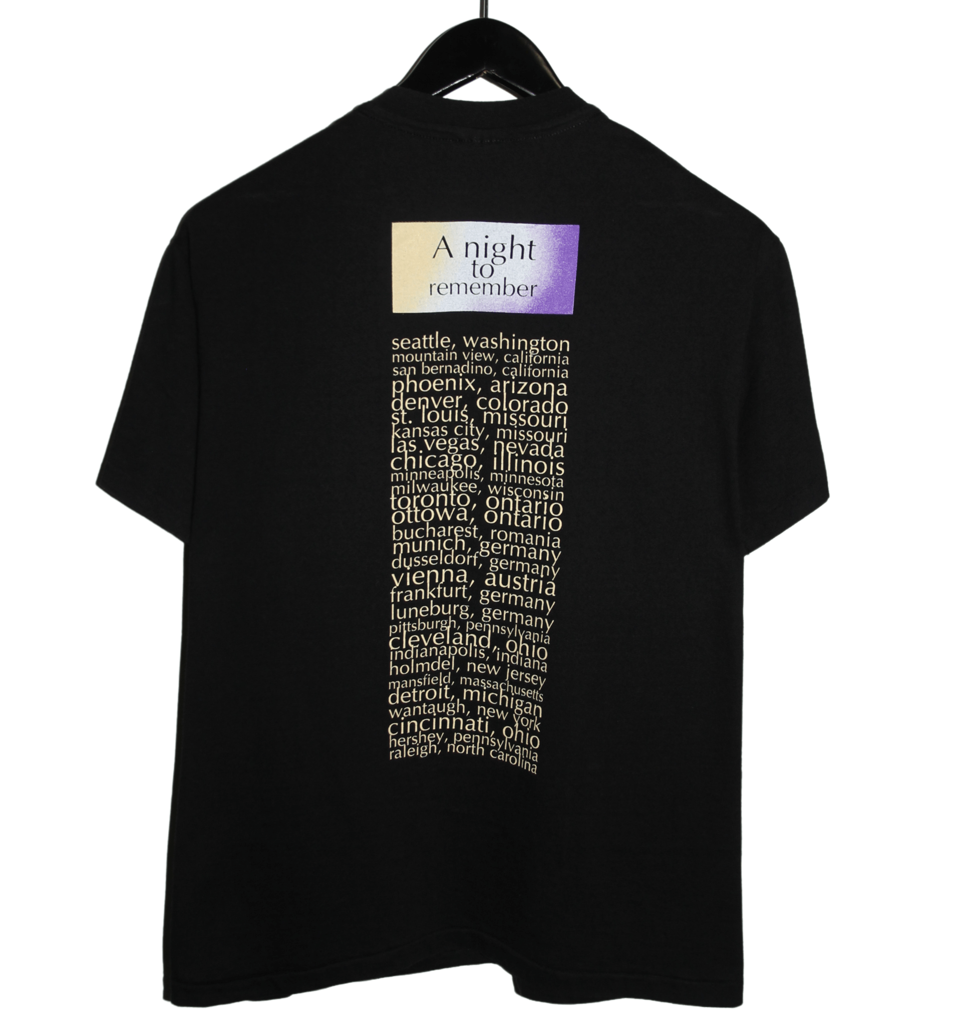 Rod Stewart 1993 A Night To Remember Shirt - Faded AU