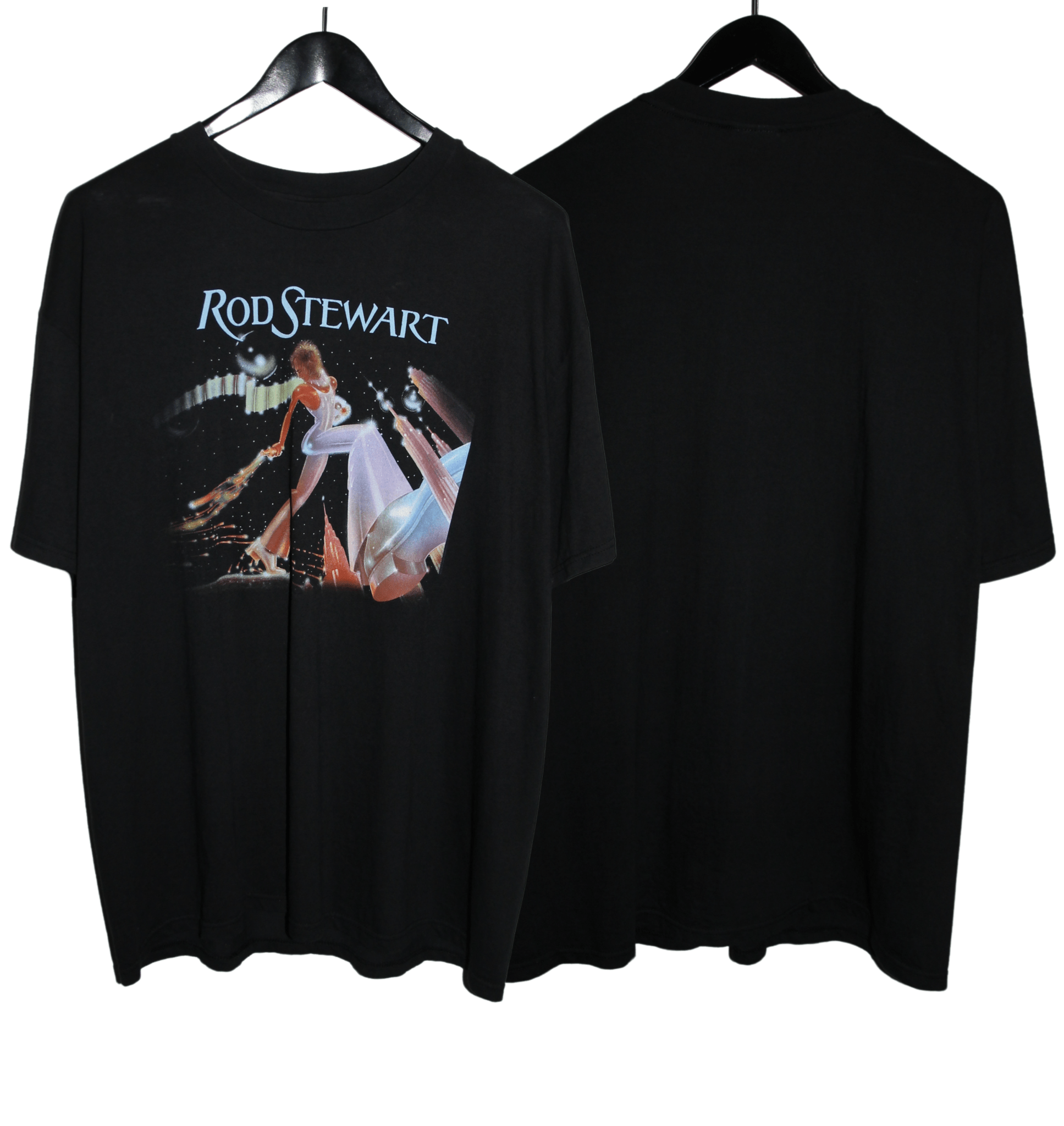 Rod Stewart 90's Atlantic Crossing Album Shirt - Faded AU