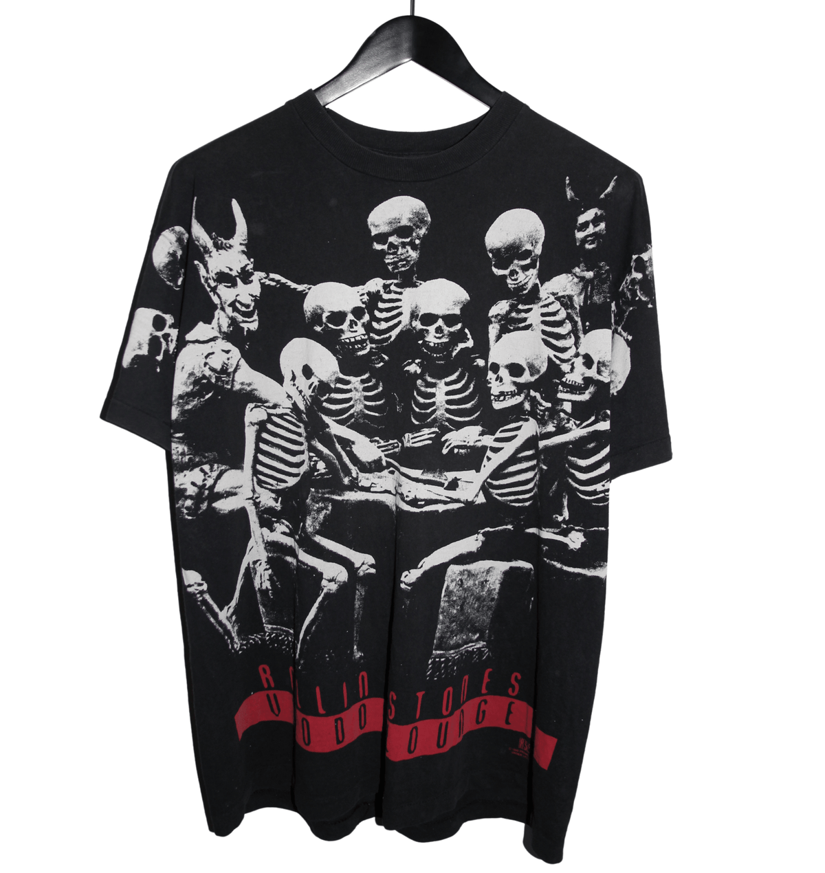 Rolling Stones 1994 Voodoo Lounge All Over Print Shirt - Faded AU