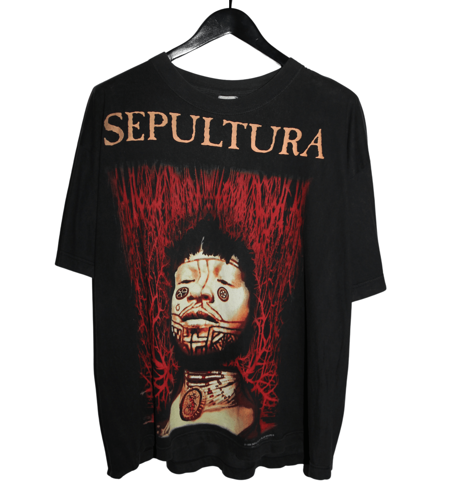 Sepultura 1996 Roots Album Shirt - Faded AU