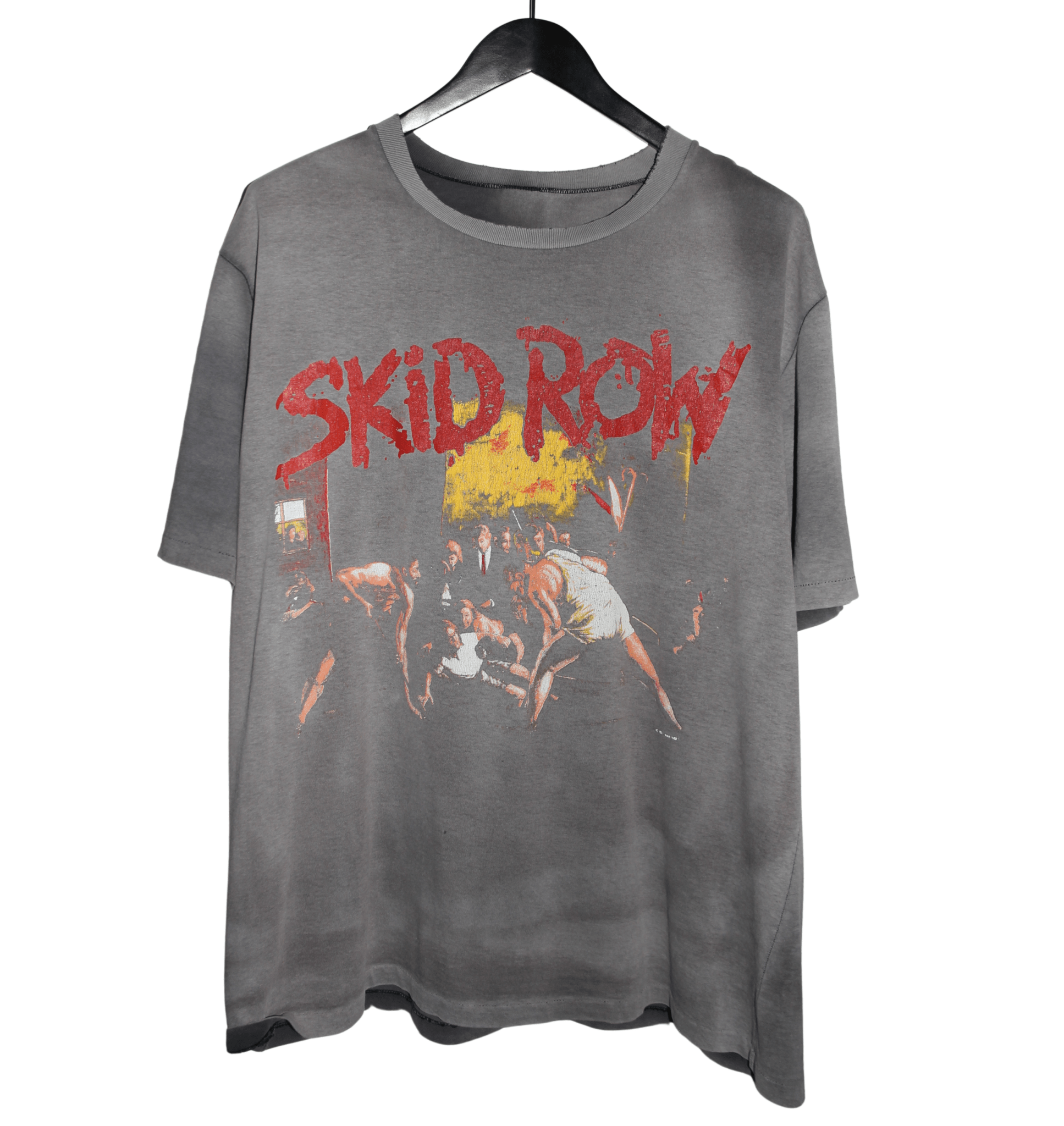 Skid Row 1991/92 Slave To The Grind Tour Shirt - Faded AU
