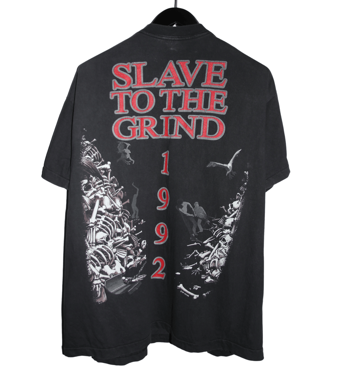 Skid Row 1992 Slave To The Grind Tour Shirt - Faded AU