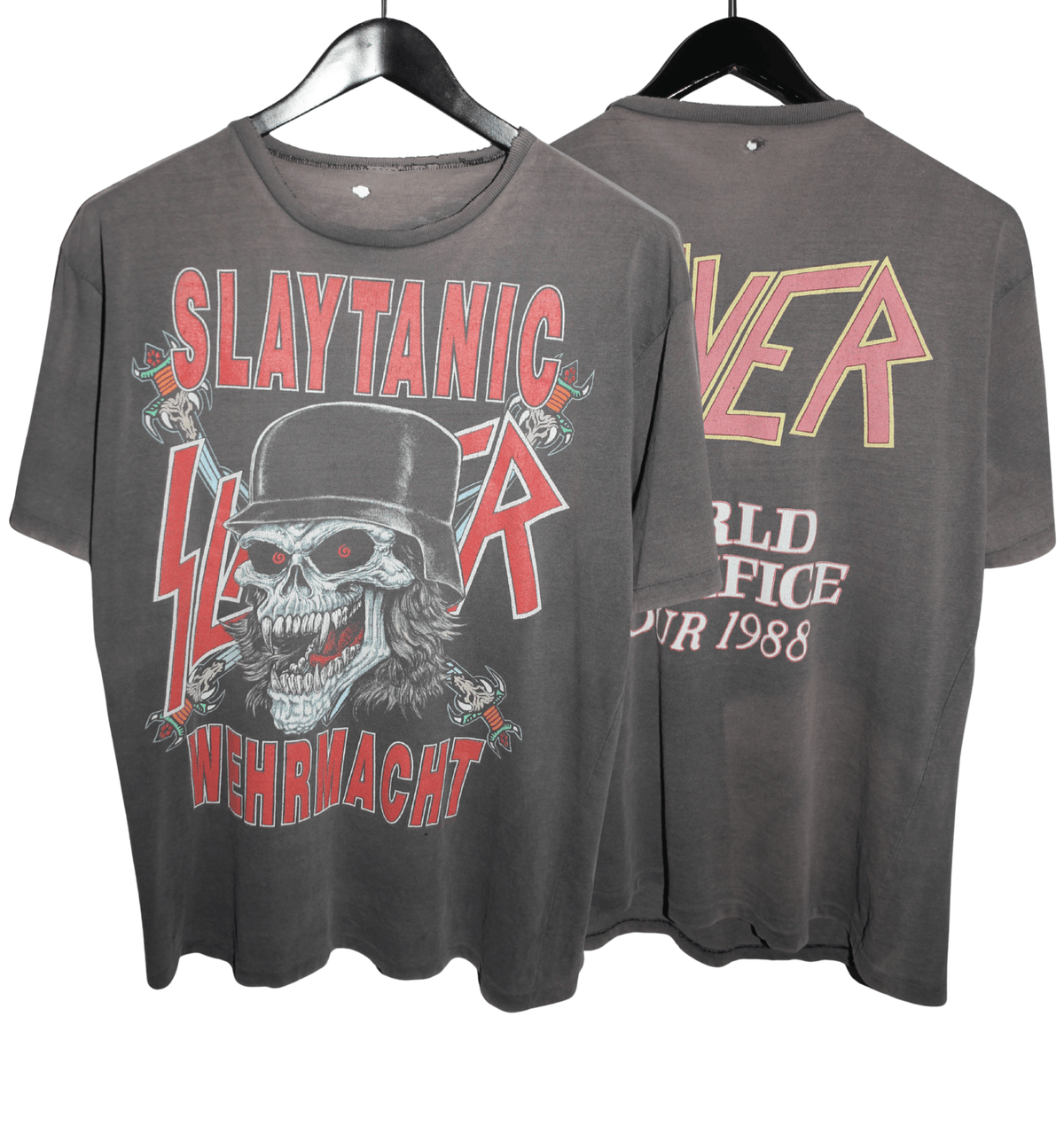 Slayer 1988 Slaytanic Wehrmacht Shirt - Faded AU