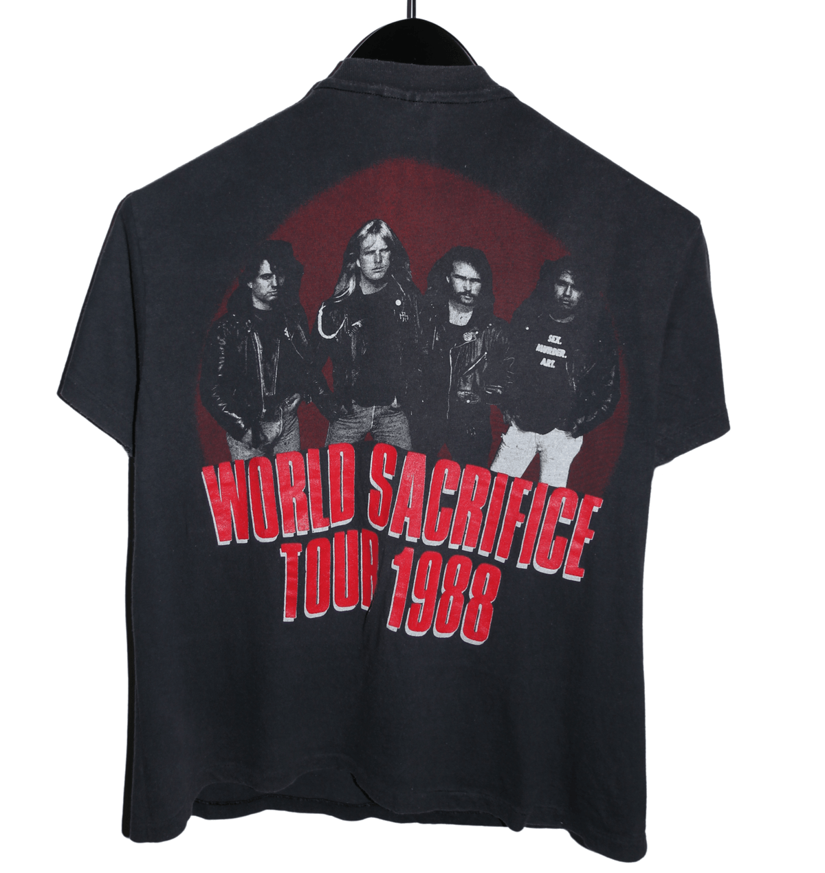 Slayer 1988 World Sacrifice Tour Shirt - Faded AU