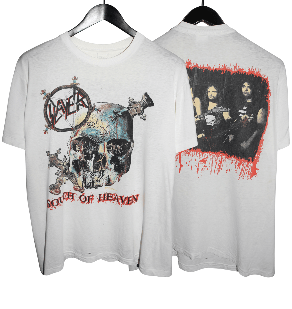 Slayer 1990 South Of Heaven Shirt - Faded AU