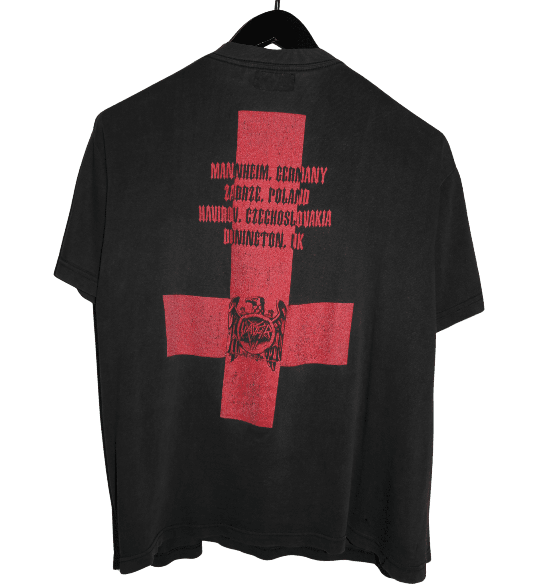 Slayer 1992 European Tour Shirt - Faded AU