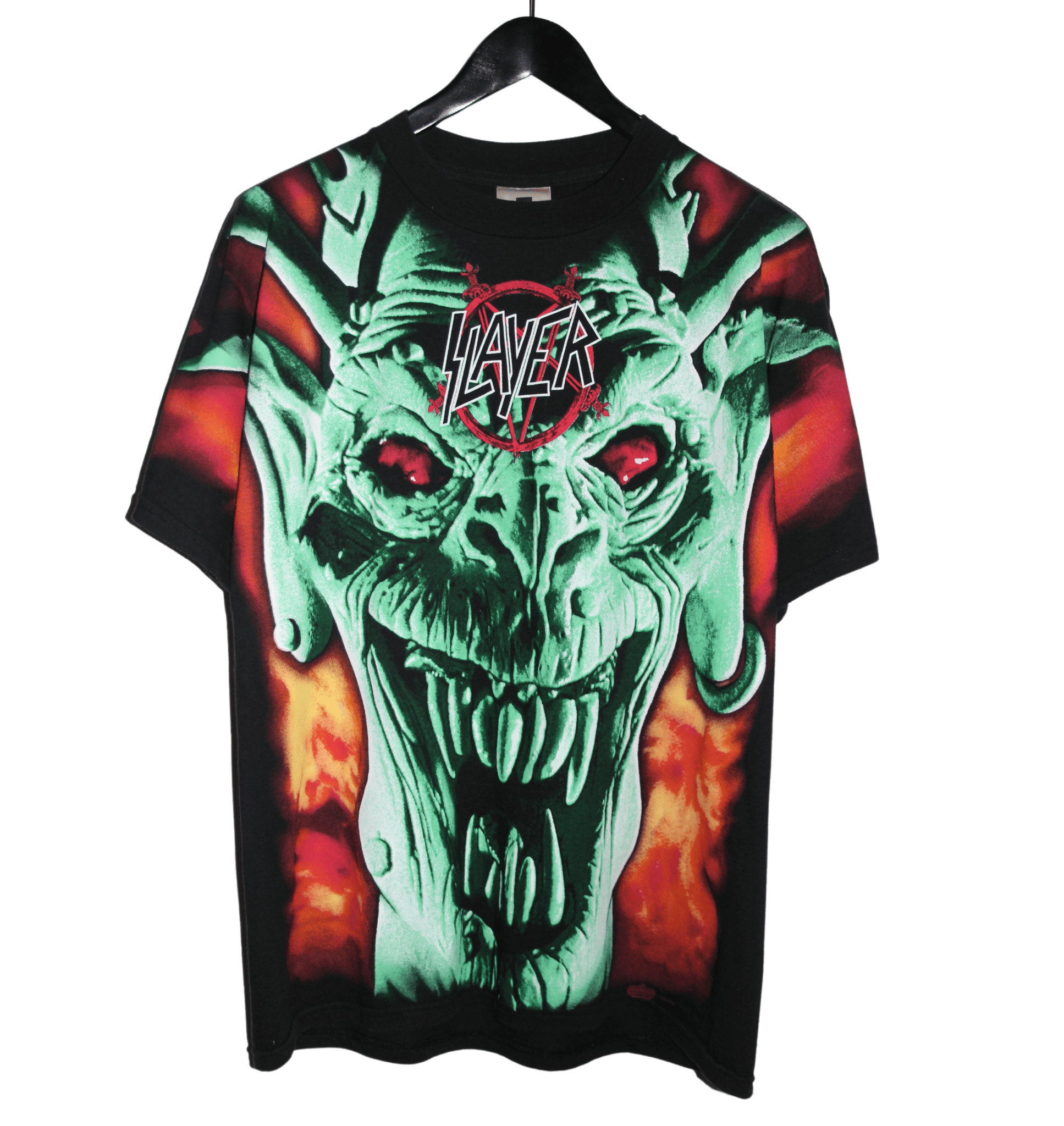 Slayer 1996 All Over Print Shirt - Faded AU