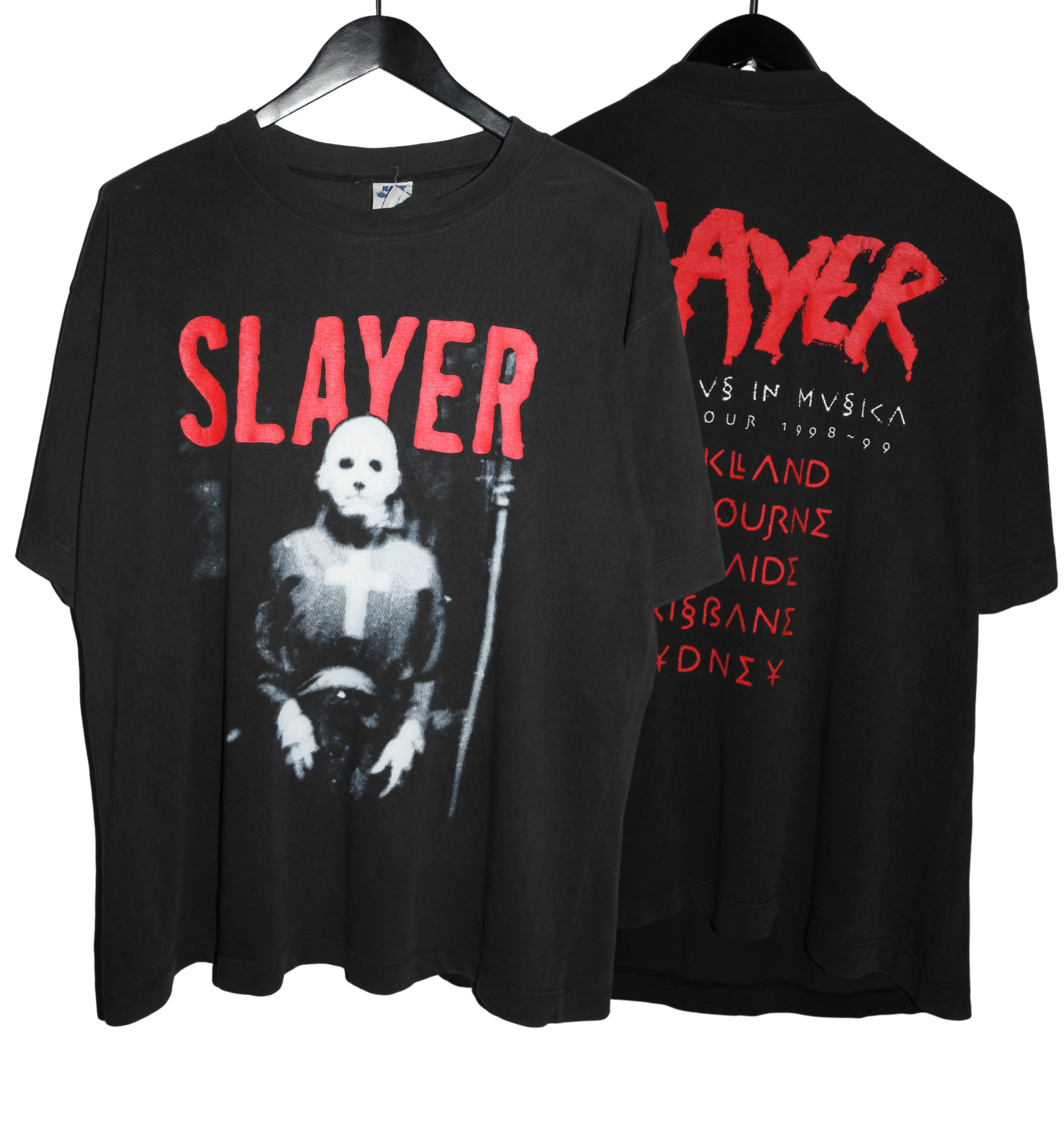 Slayer 1998 Diabolus In Musica Tour Shirt - Faded AU