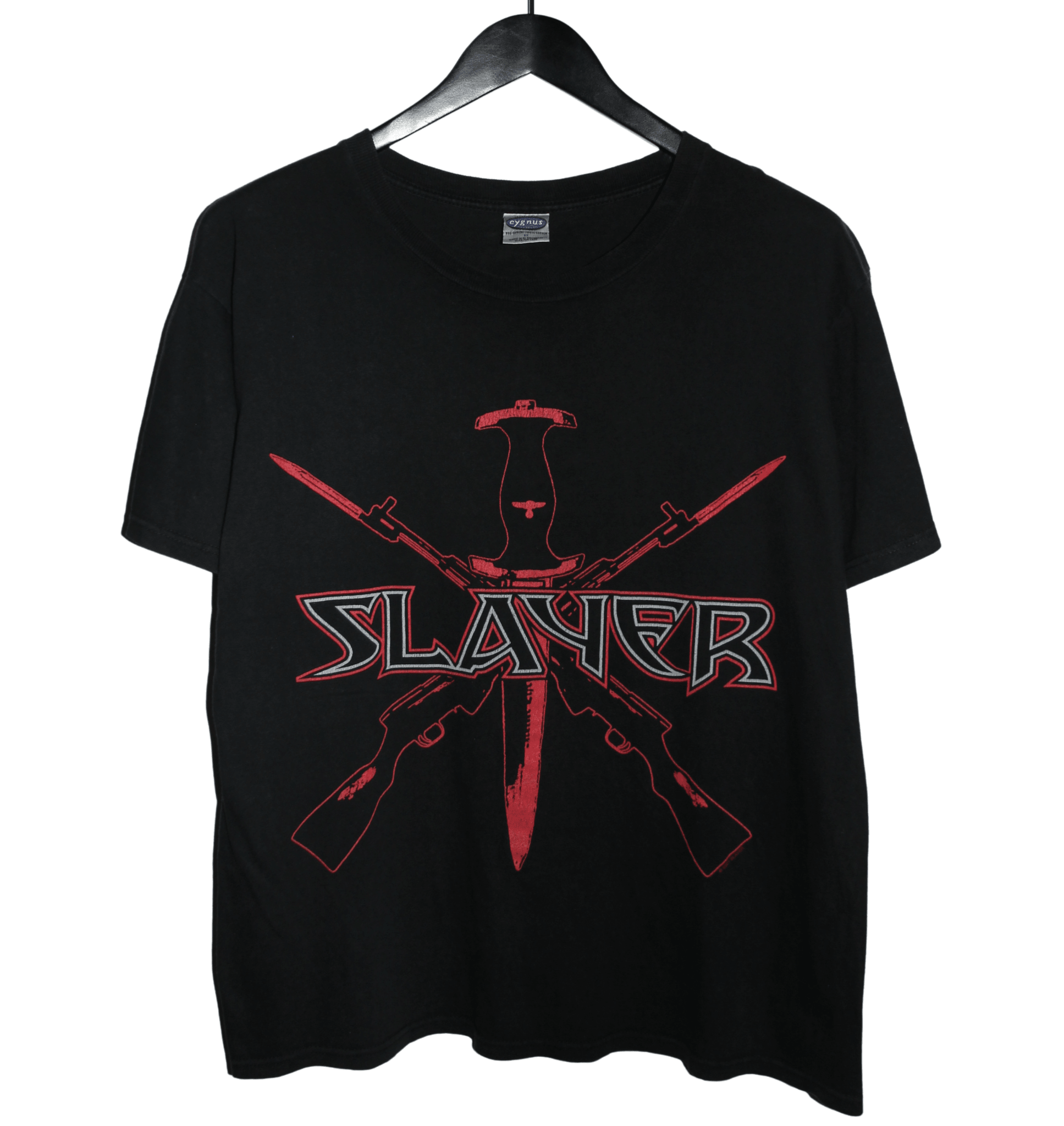 Slayer 2001 Guns Shirt - Faded AU