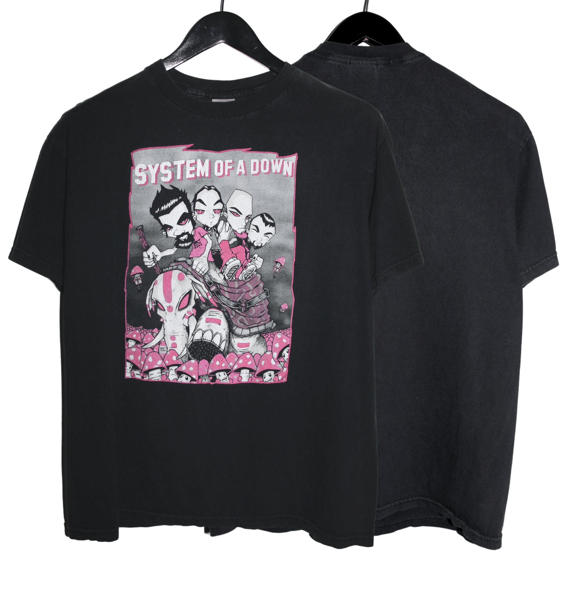 System of a Down 2002 Tour Shirt - Faded AU