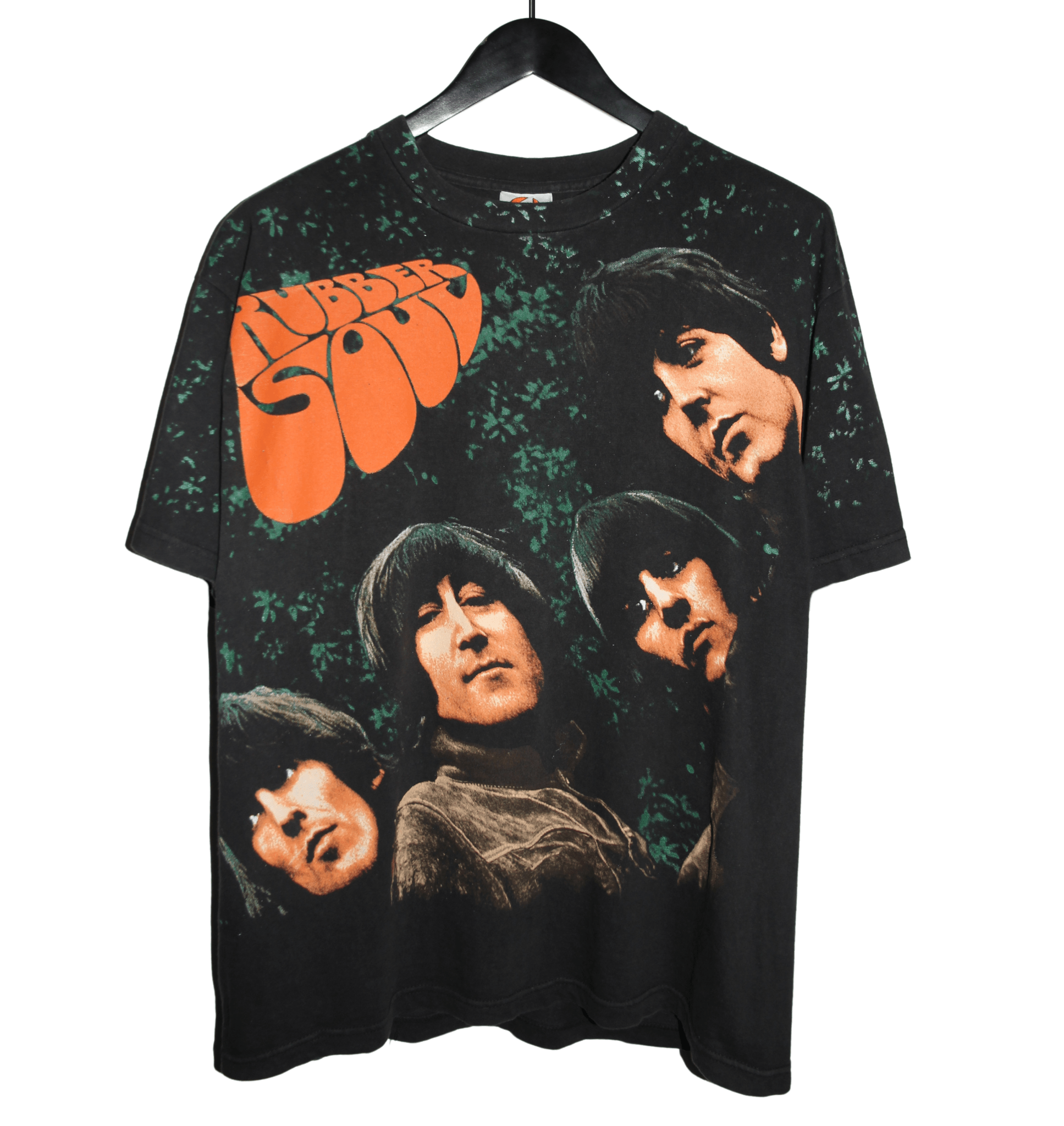 The Beatles 90's Rubber Soul All Over Print Shirt - Faded AU