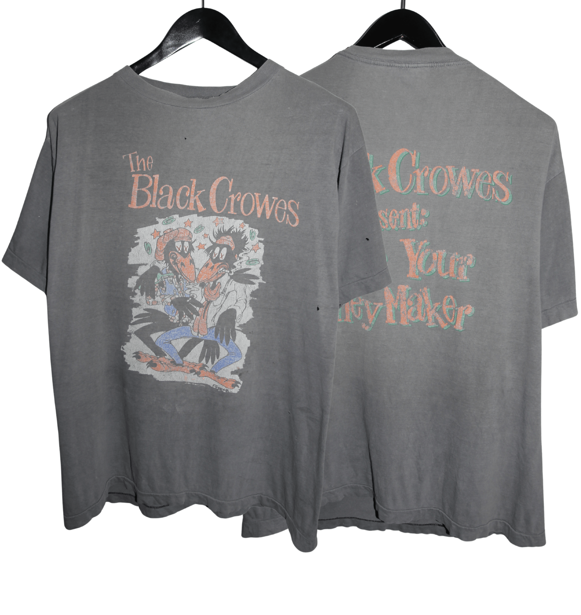 The Black Crowes 1990 Money Maker Shirt - Faded AU