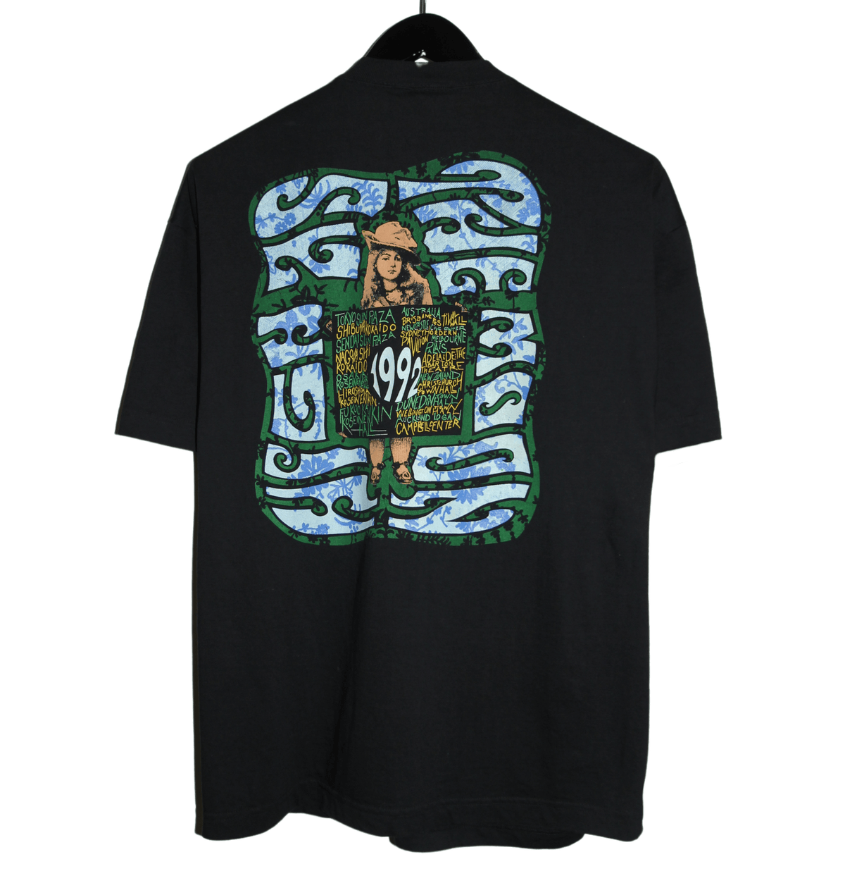 The Black Crowes 1992 High as the Moon Tour Shirt - Faded AU